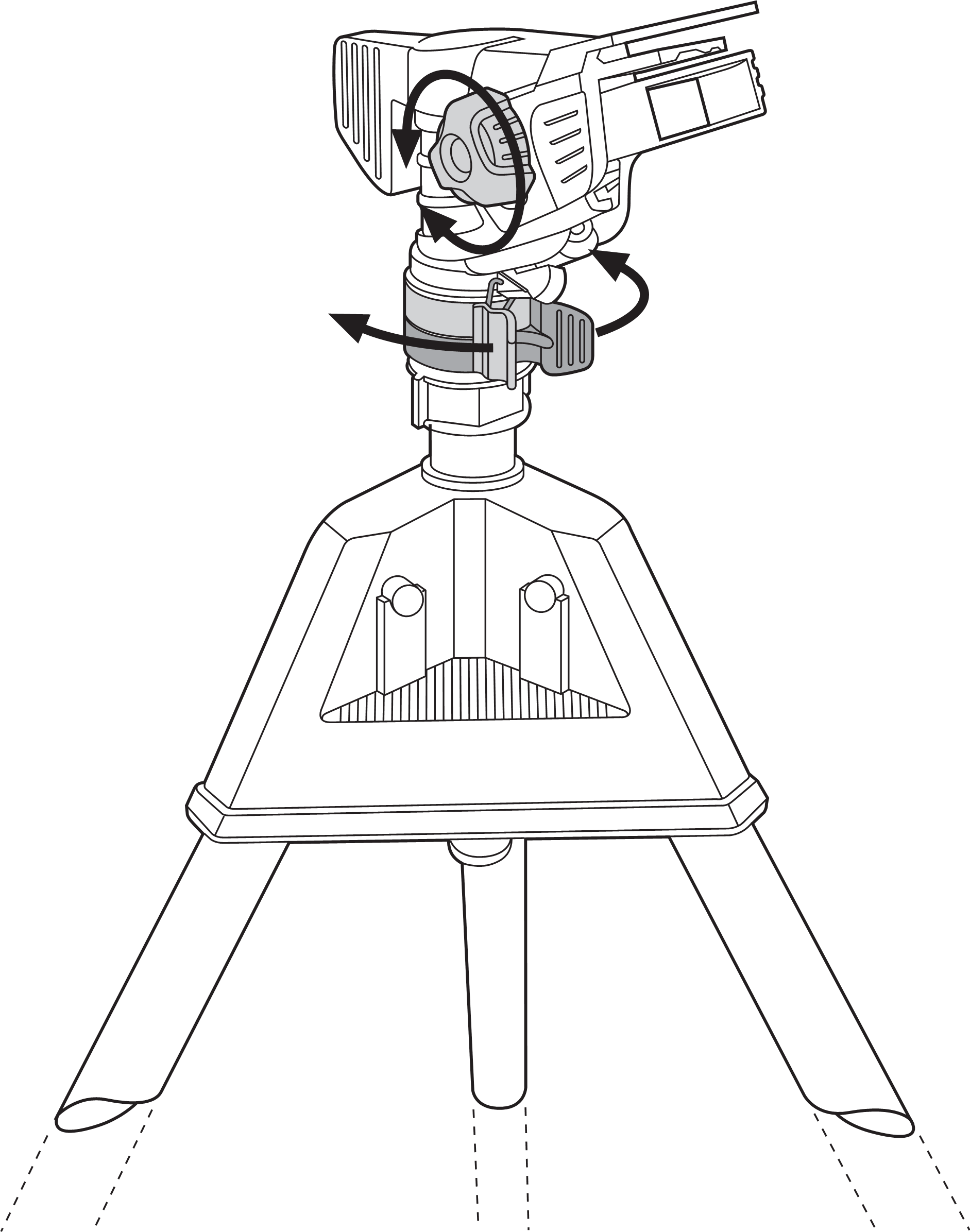 Arroseur-canon sur tr&eacute;pied Premium