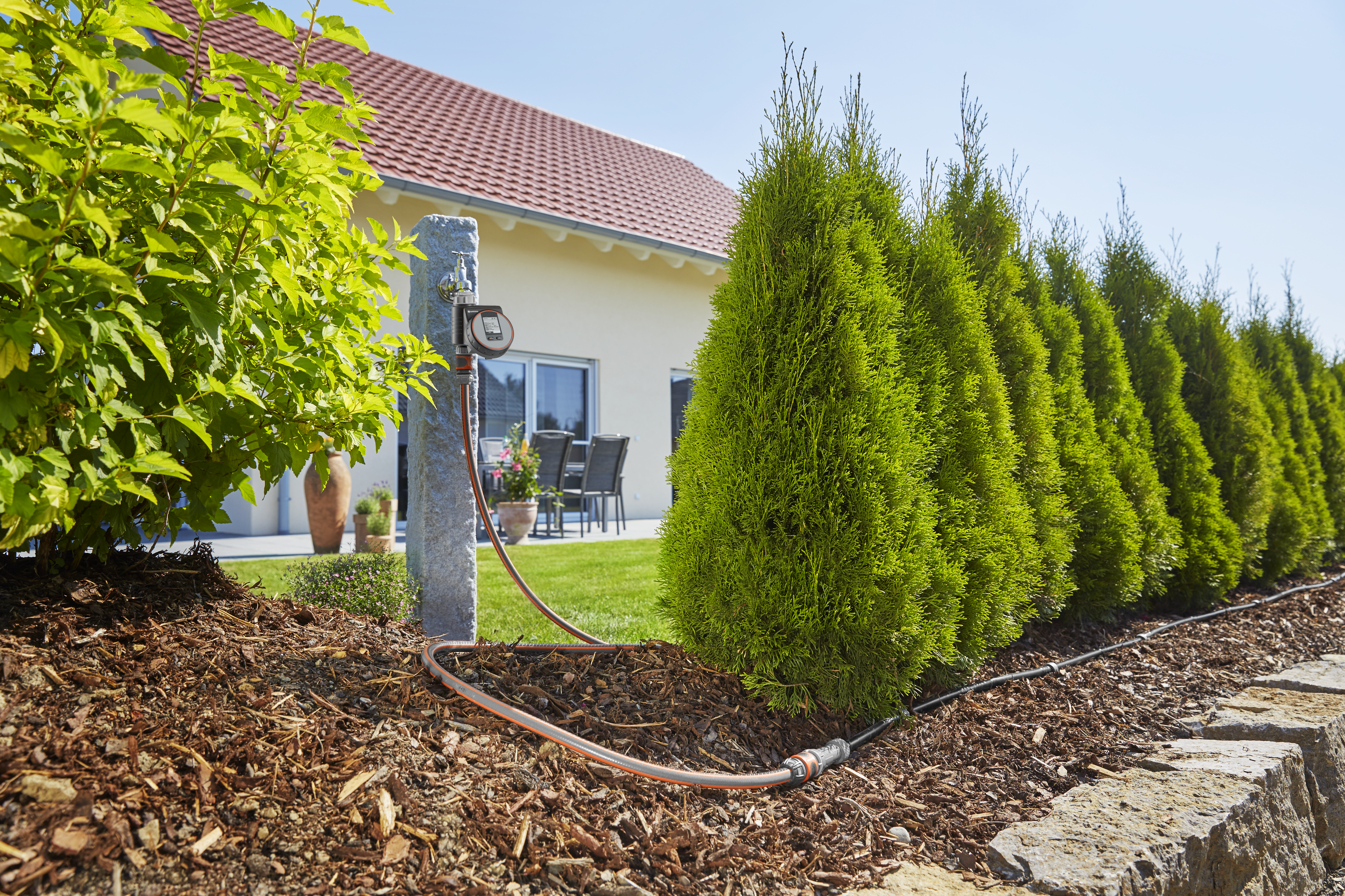 Start Set micro-irigare M cu programator pentru r&acirc;nduri de plante