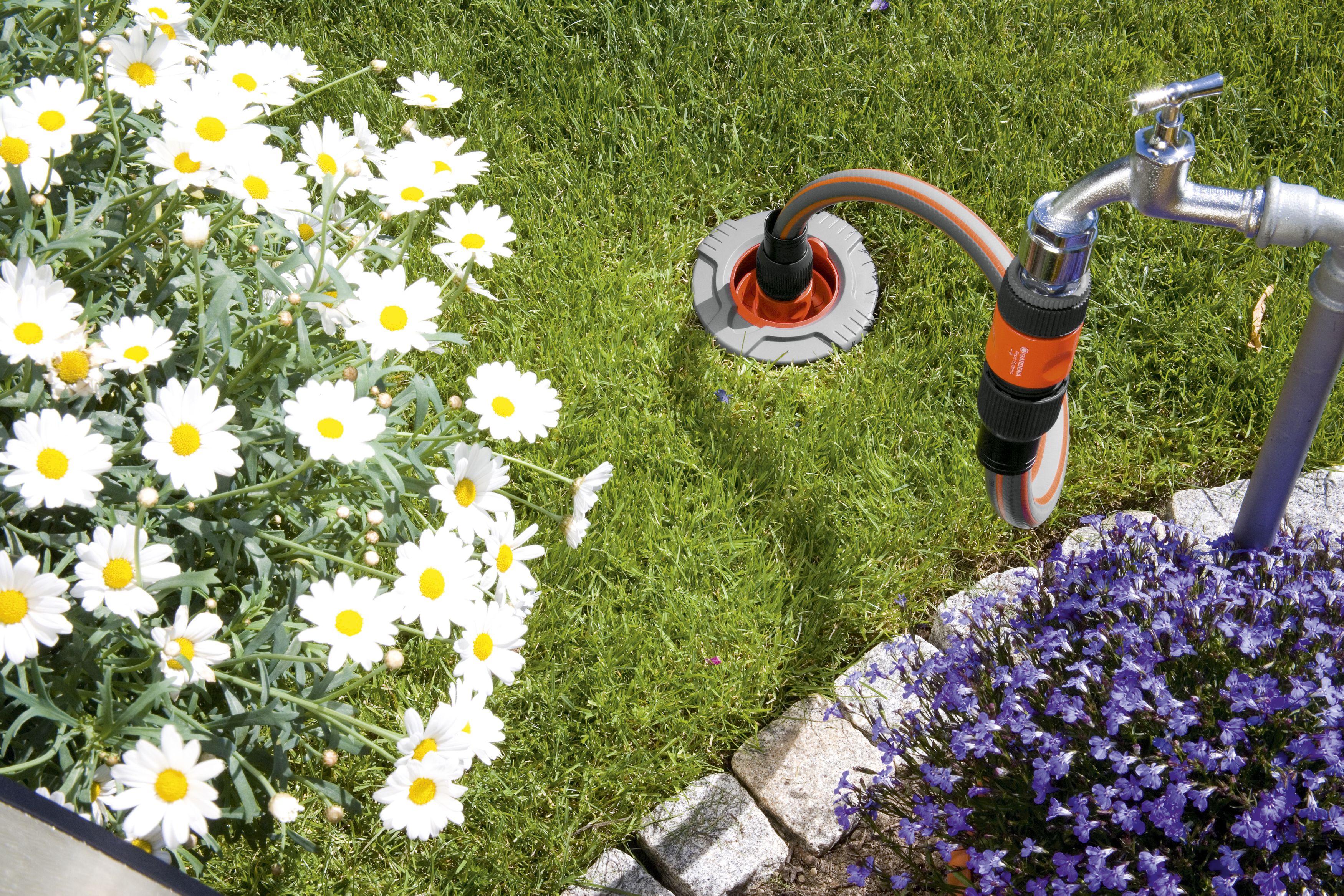 Conjunto de inicia&ccedil;&atilde;o para &ldquo;pipeline&rdquo; de jardim GARDENA