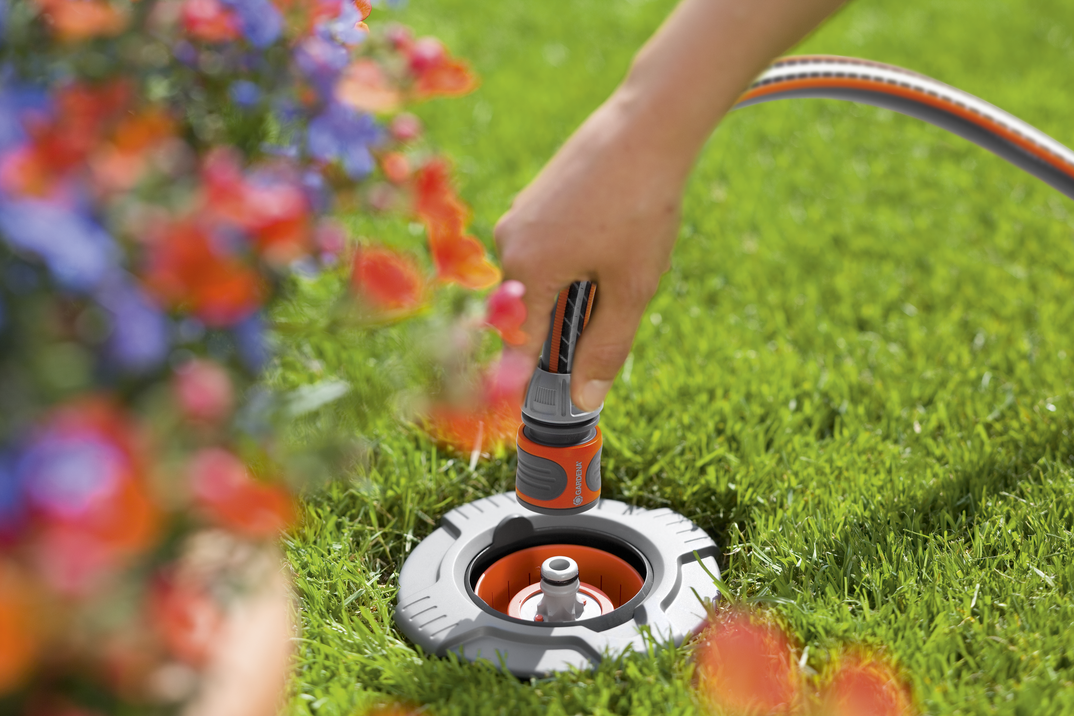 Conjunto de inicia&ccedil;&atilde;o para &ldquo;pipeline&rdquo; de jardim GARDENA