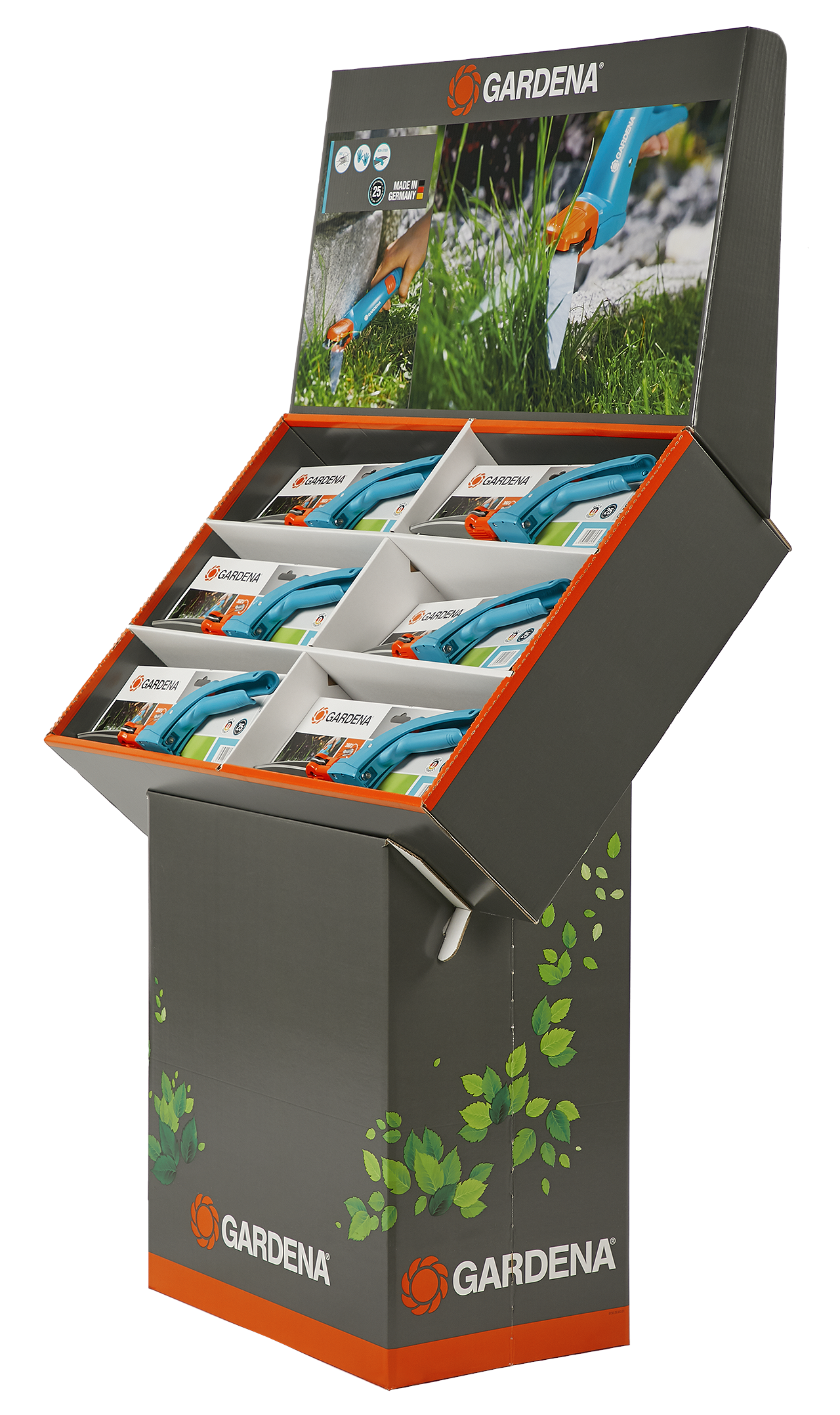 Classic Grass Shears swivelling Display