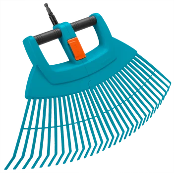 Balai à gazon 2 en 1 Combisystem® GARDENA Plastique renforcé 77cm 32 dents Garantie - vue 6