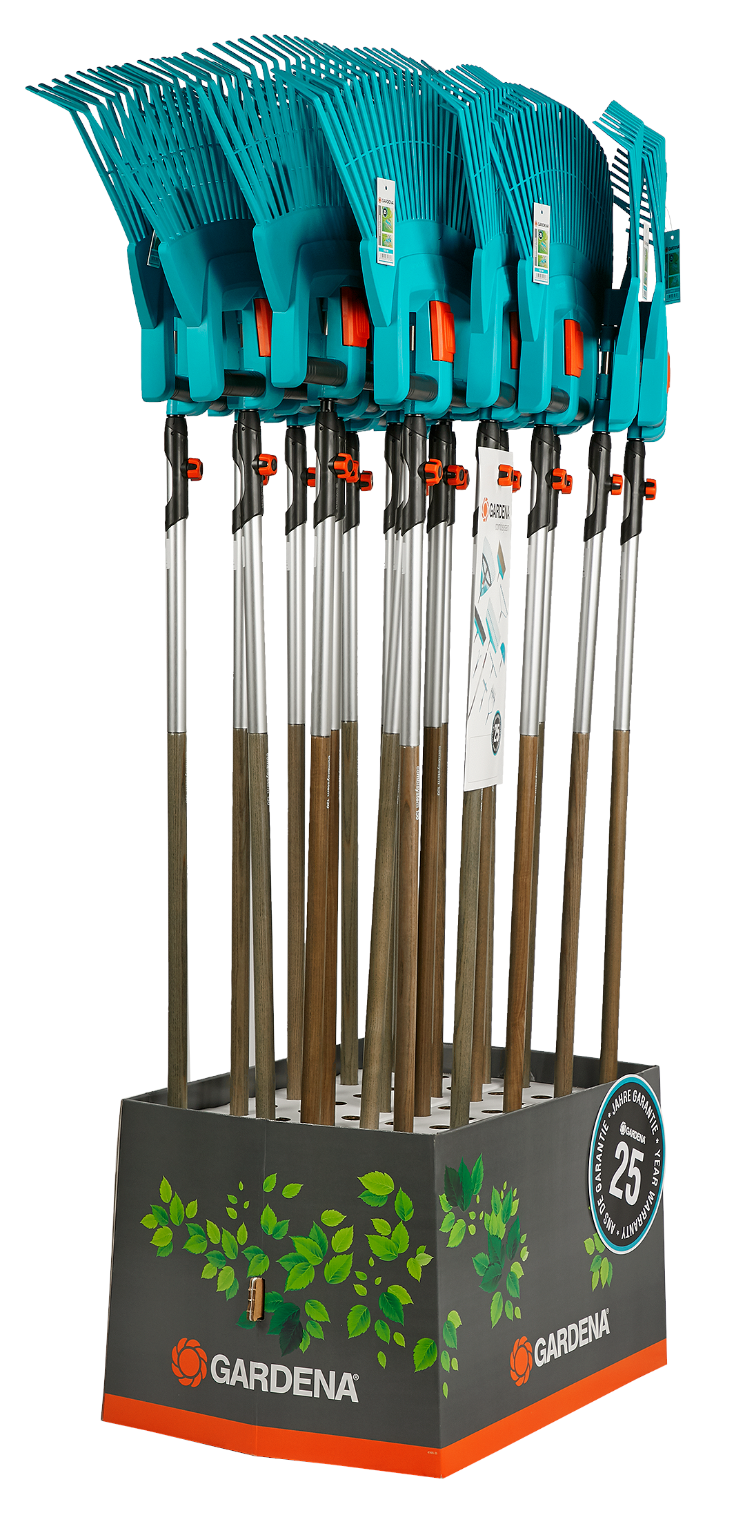 cs Plastic Fan Rake XXL + Handle Display