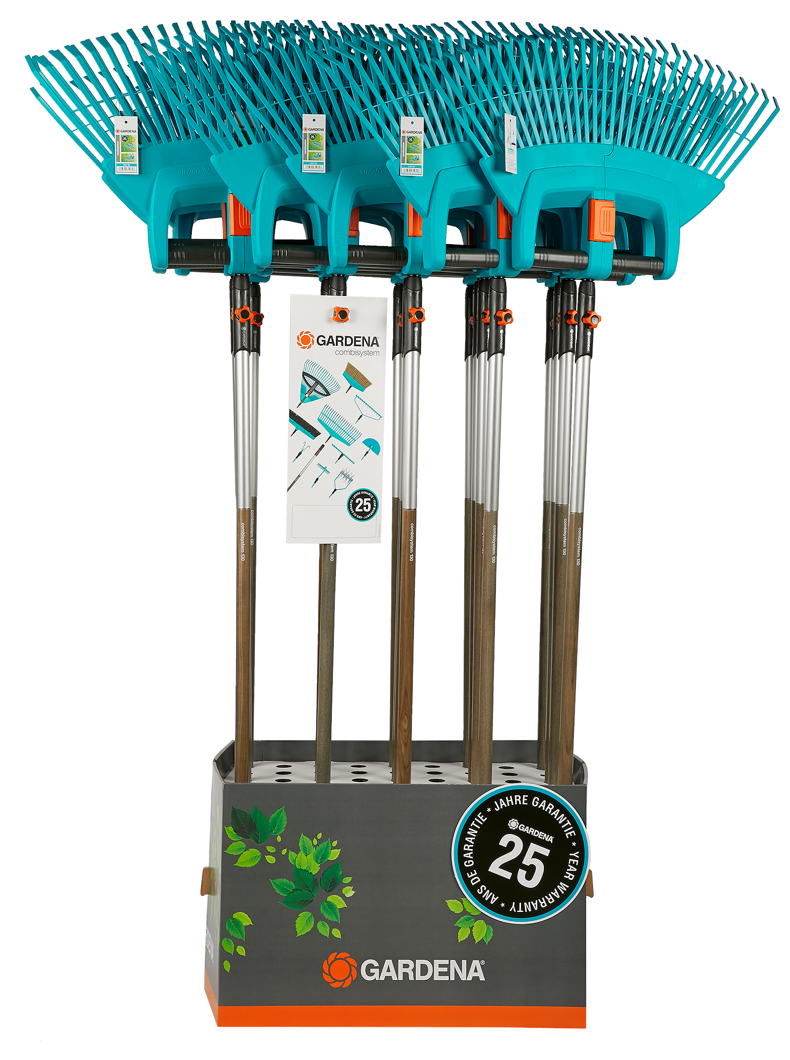cs Plastic Fan Rake XXL + Handle Display