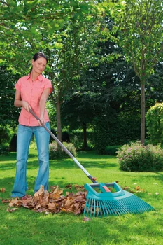 Balai à gazon 2 en 1 Combisystem® GARDENA Plastique renforcé 77cm 32 dents Garantie - vue 10