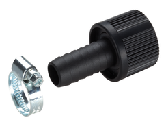 GARDENA Suction Hose Connector (3/4 inch), 19 mm, with hose clamp, vacuum-proof