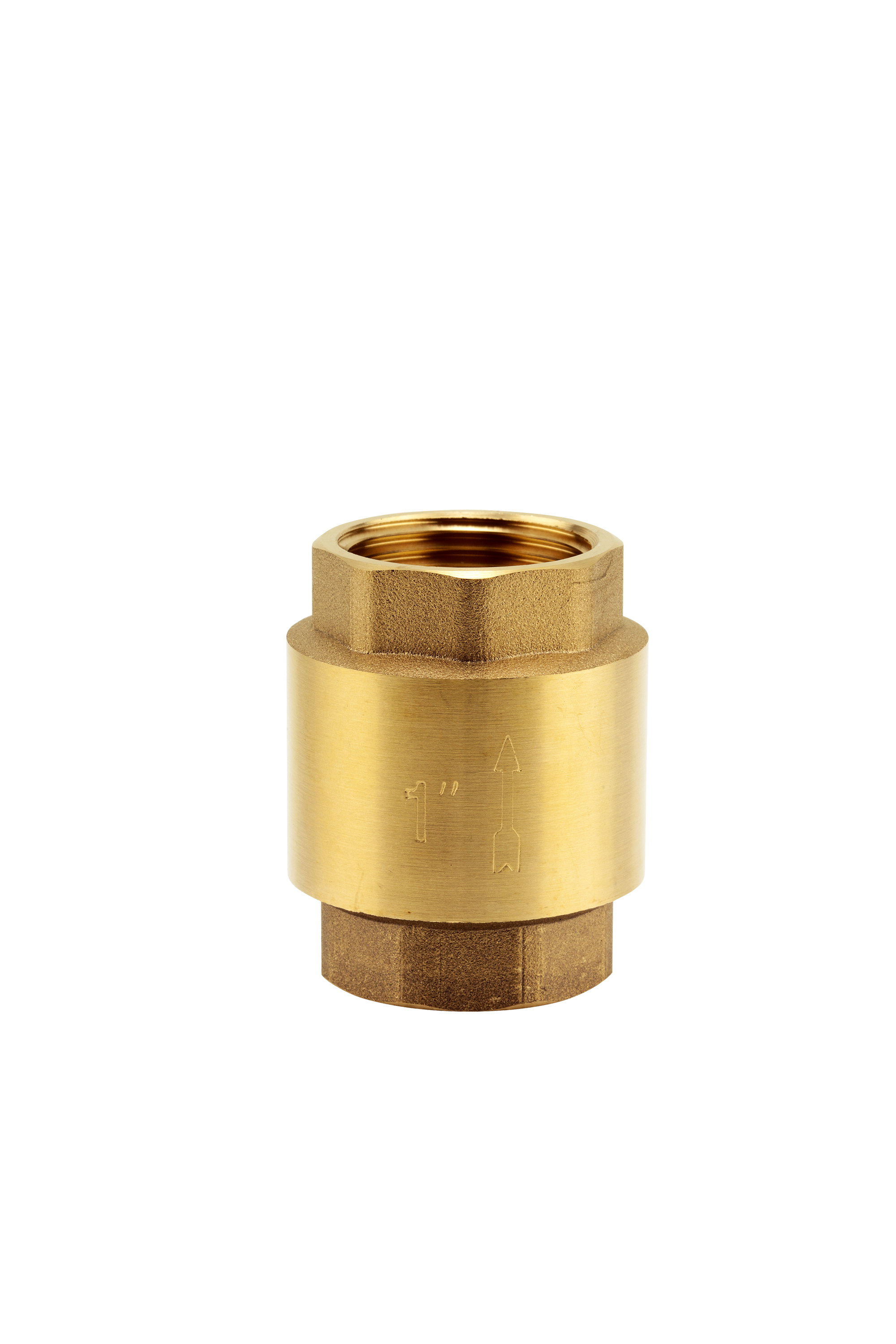 Brass Intermediate Valve, backflow stop, 33.3 mm (G 1 inch) thread