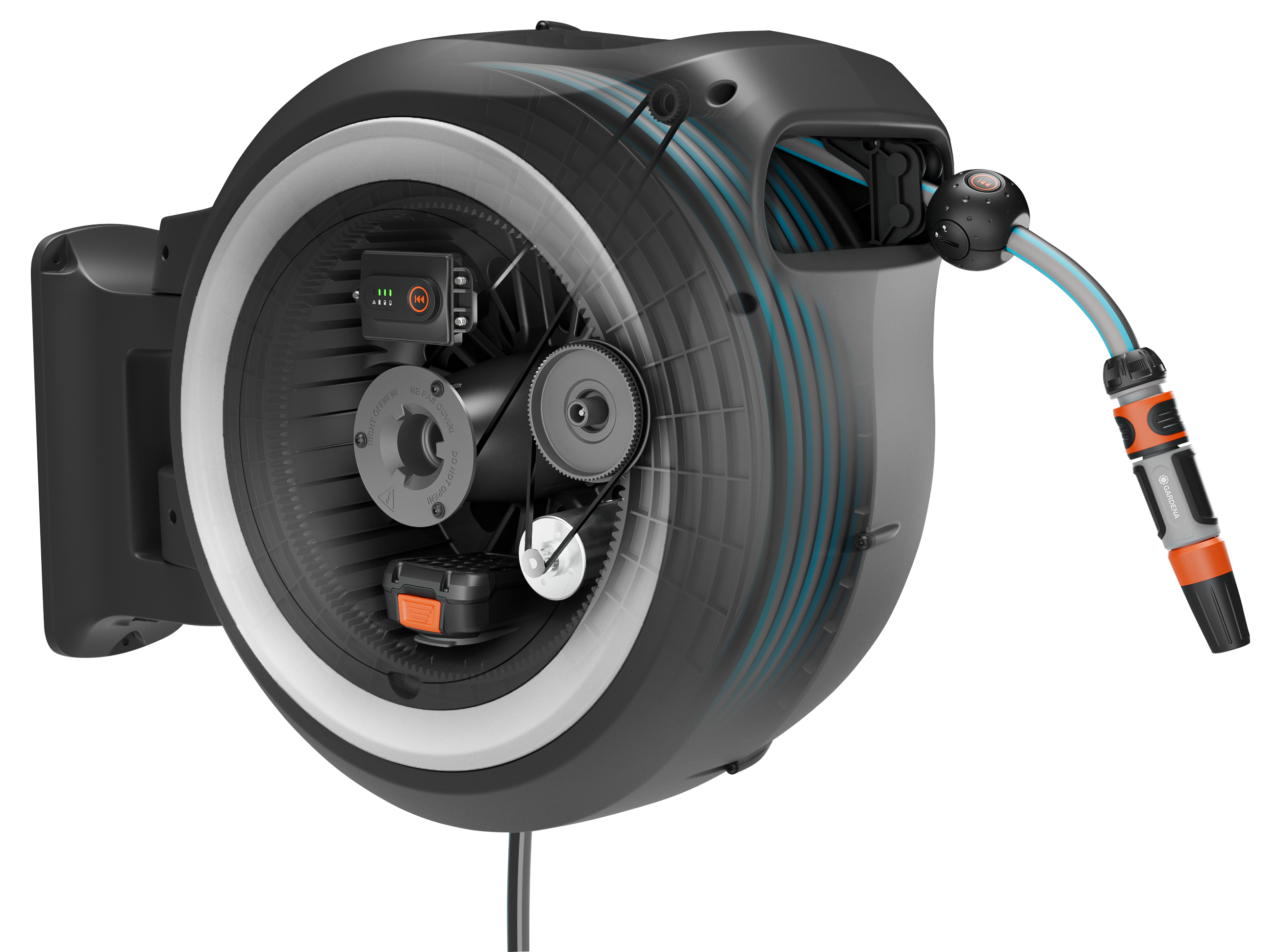 N&aacute;stenn&yacute; box na hadicu PowerRoll XL Solo, biely