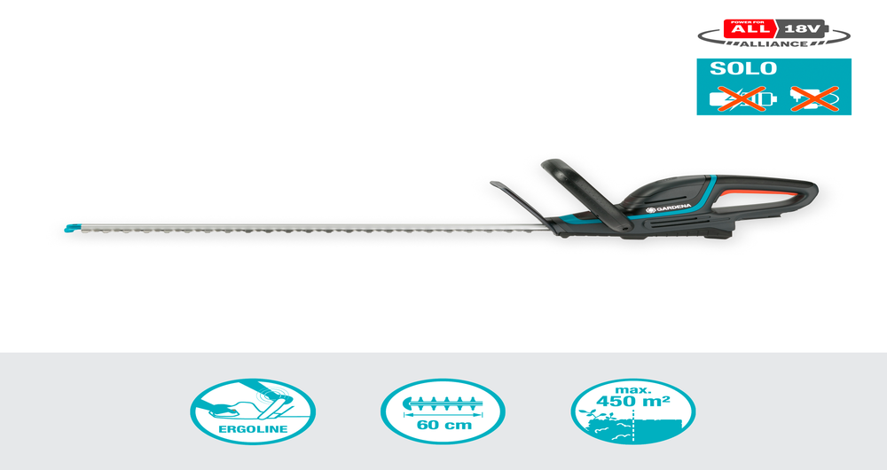 Battery Hedge Trimmer ComfortCut 60/18V P4A solo