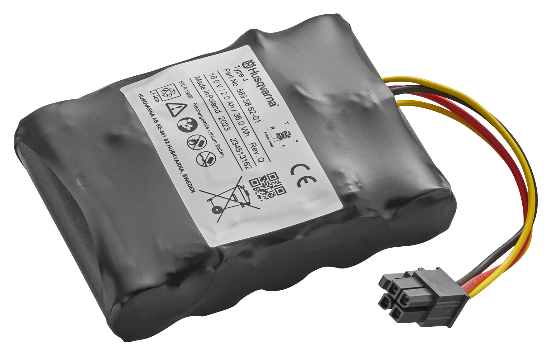 Batteri Li-Ion 18 V for robotgressklippere.