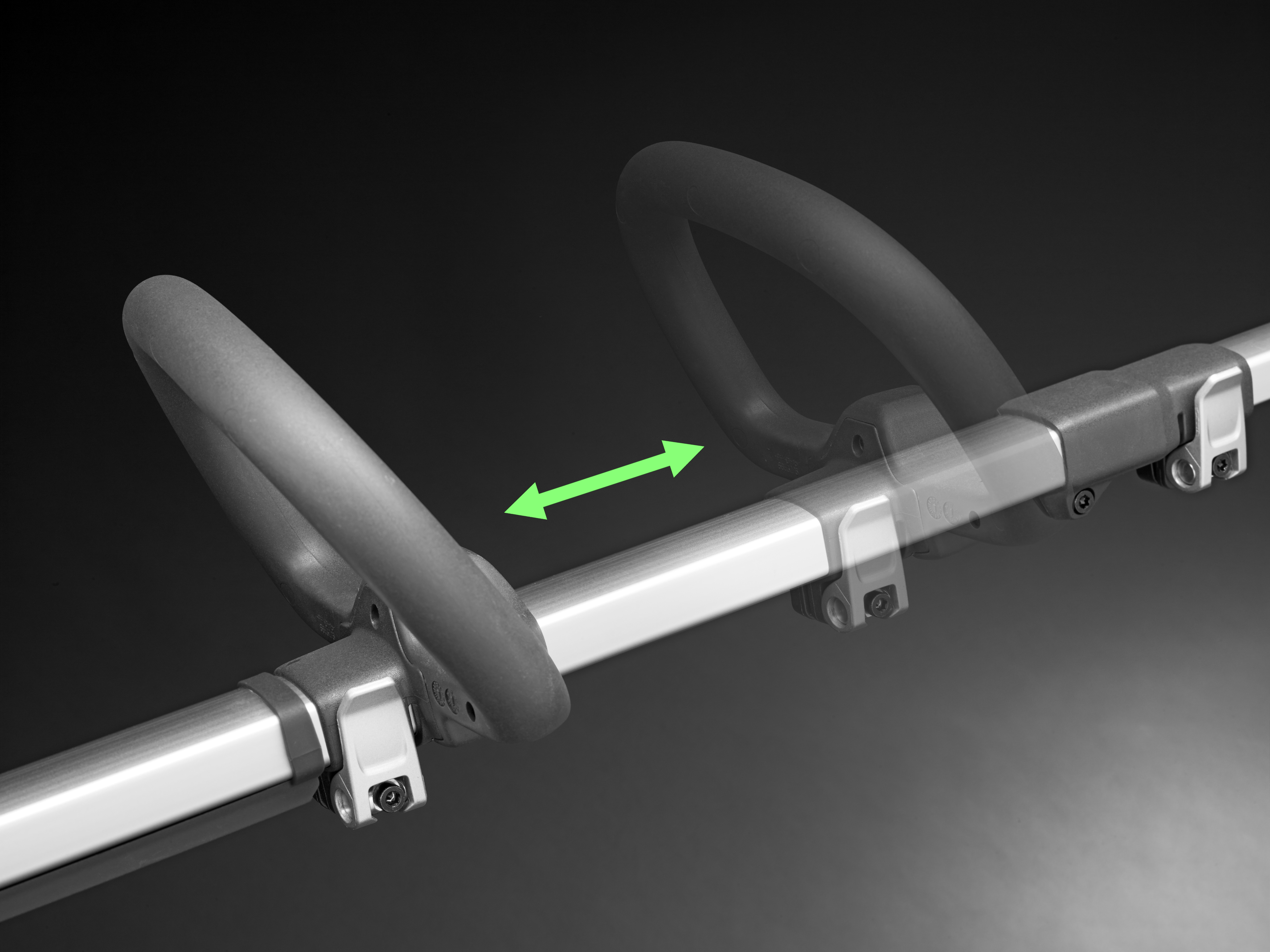 Adjustable front handle