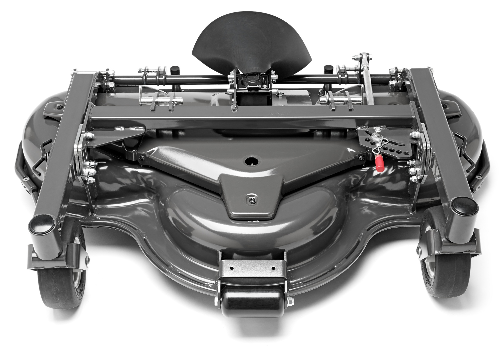 Hydraulic cutting height adjustment