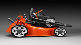 LC 140S Walk behind, Foldable handle