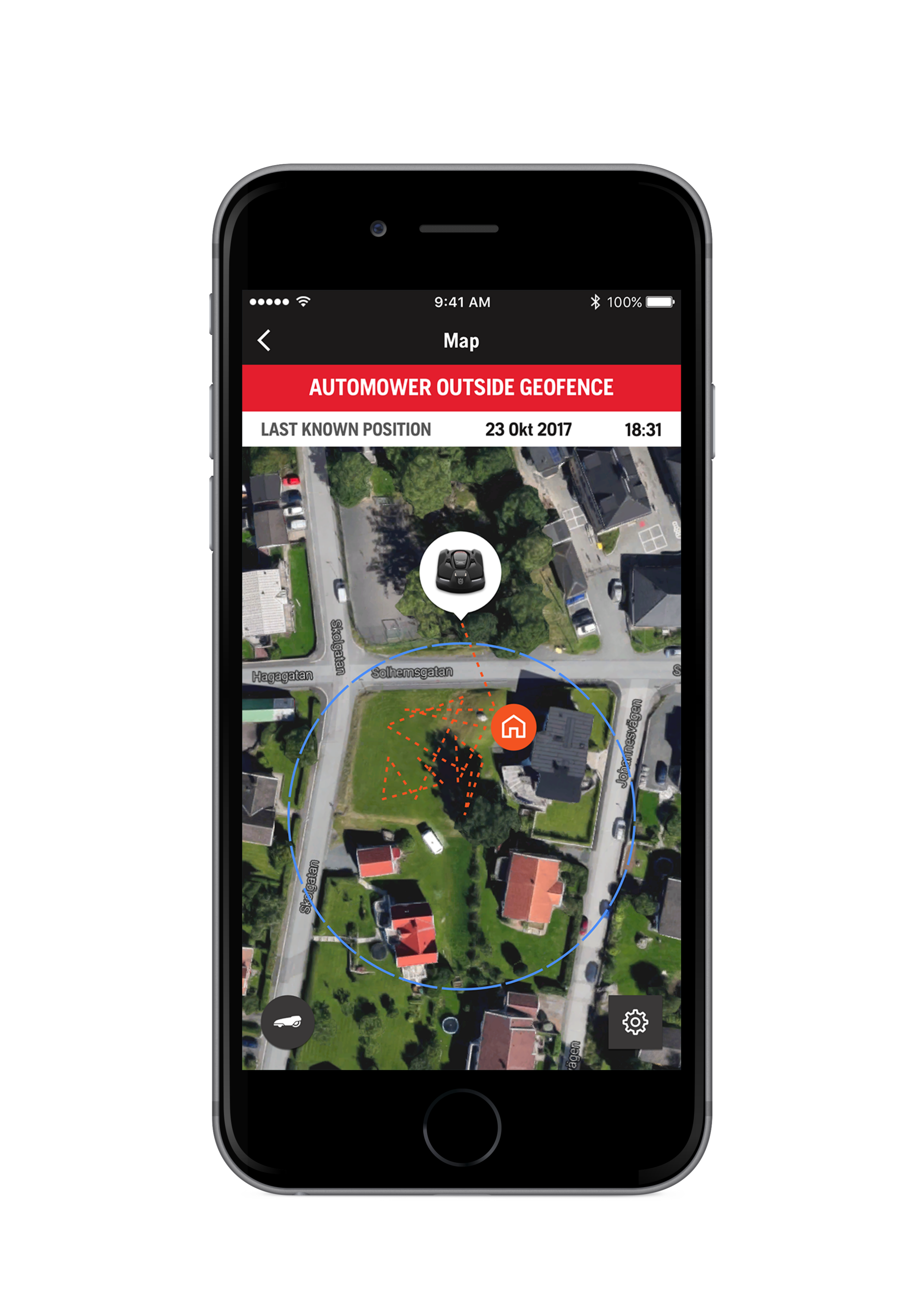 Theft protection by GPS