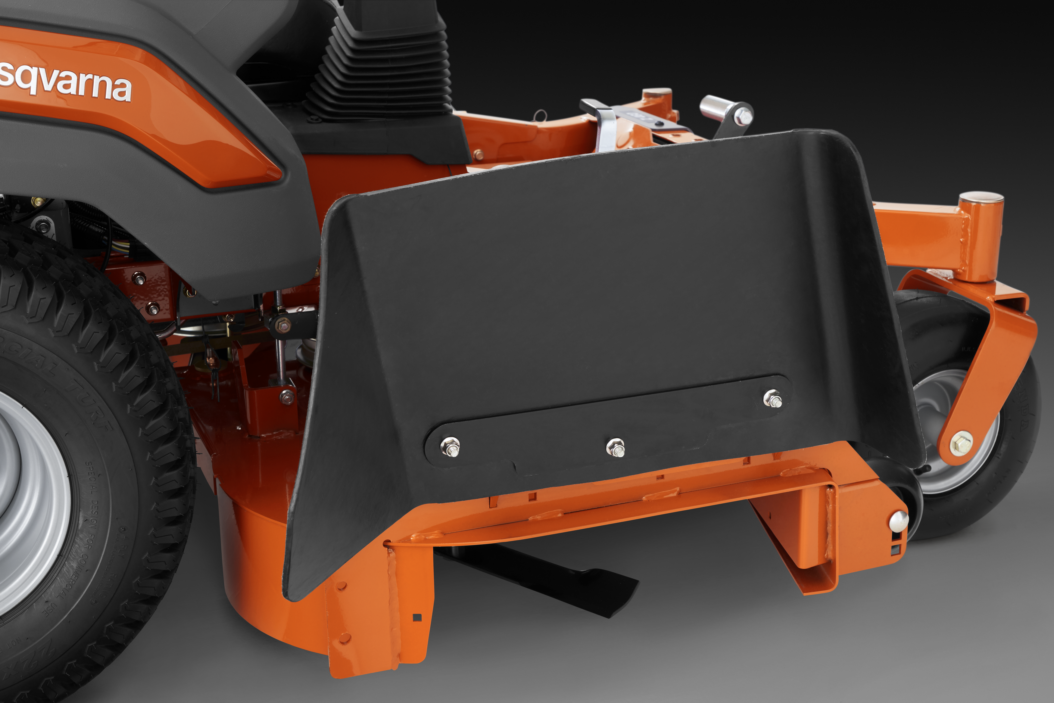 Heavy duty rubber discharge chute