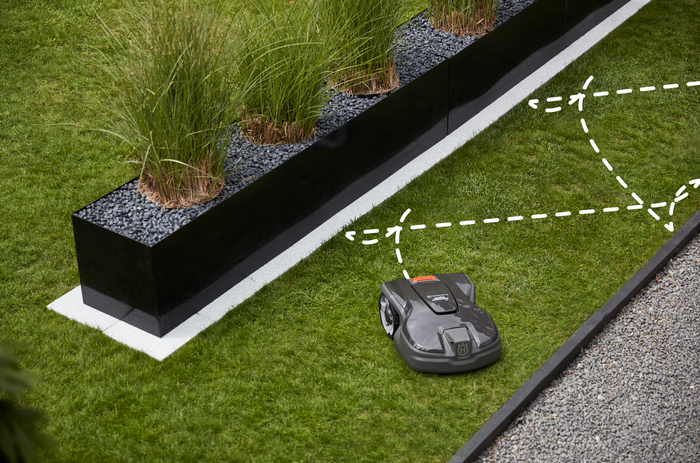 Automower® klipper passager systematiskt