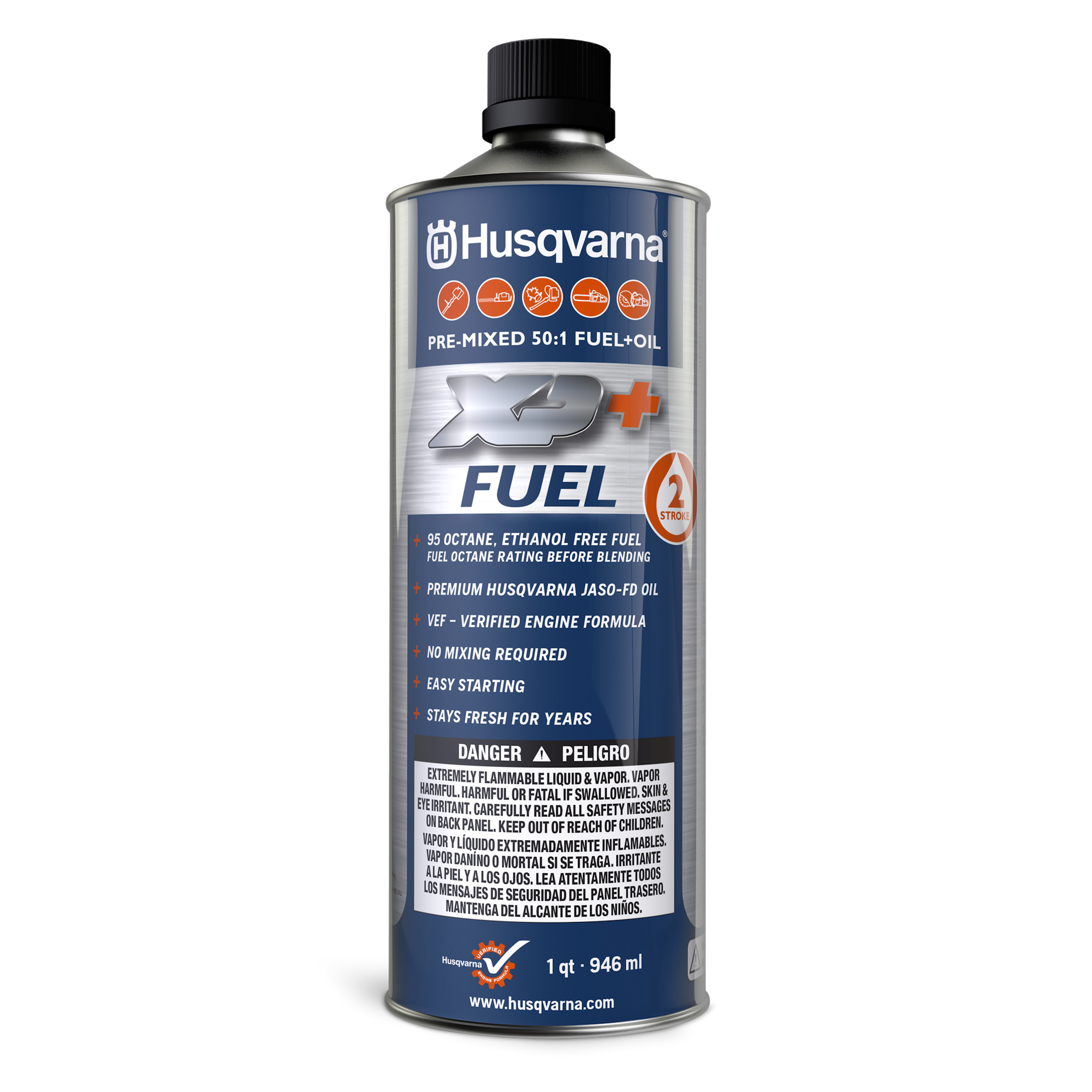 Husqvarna 2-Stroke Pre-Mixed Fuel + Oil Main Image