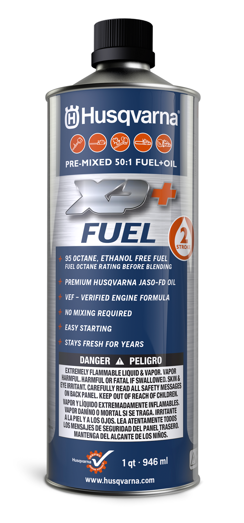 Husqvarna 2-Stroke Pre-Mixed Fuel + Oil Main Image