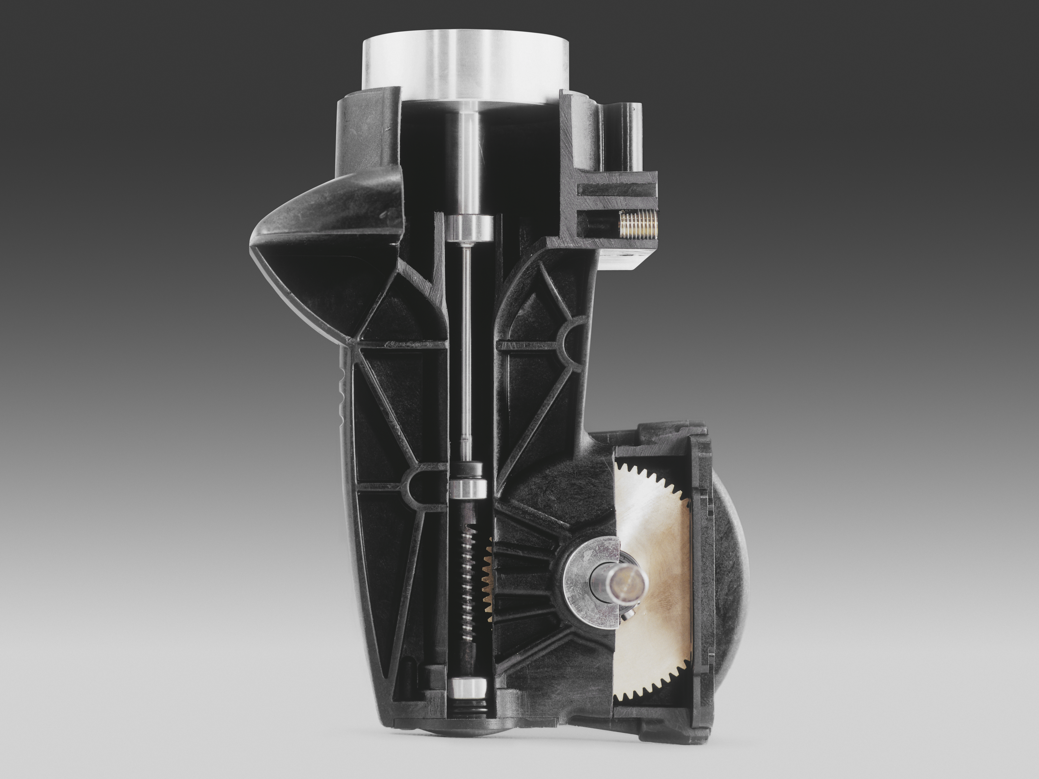 Transmissie met drievoudige kogellagers