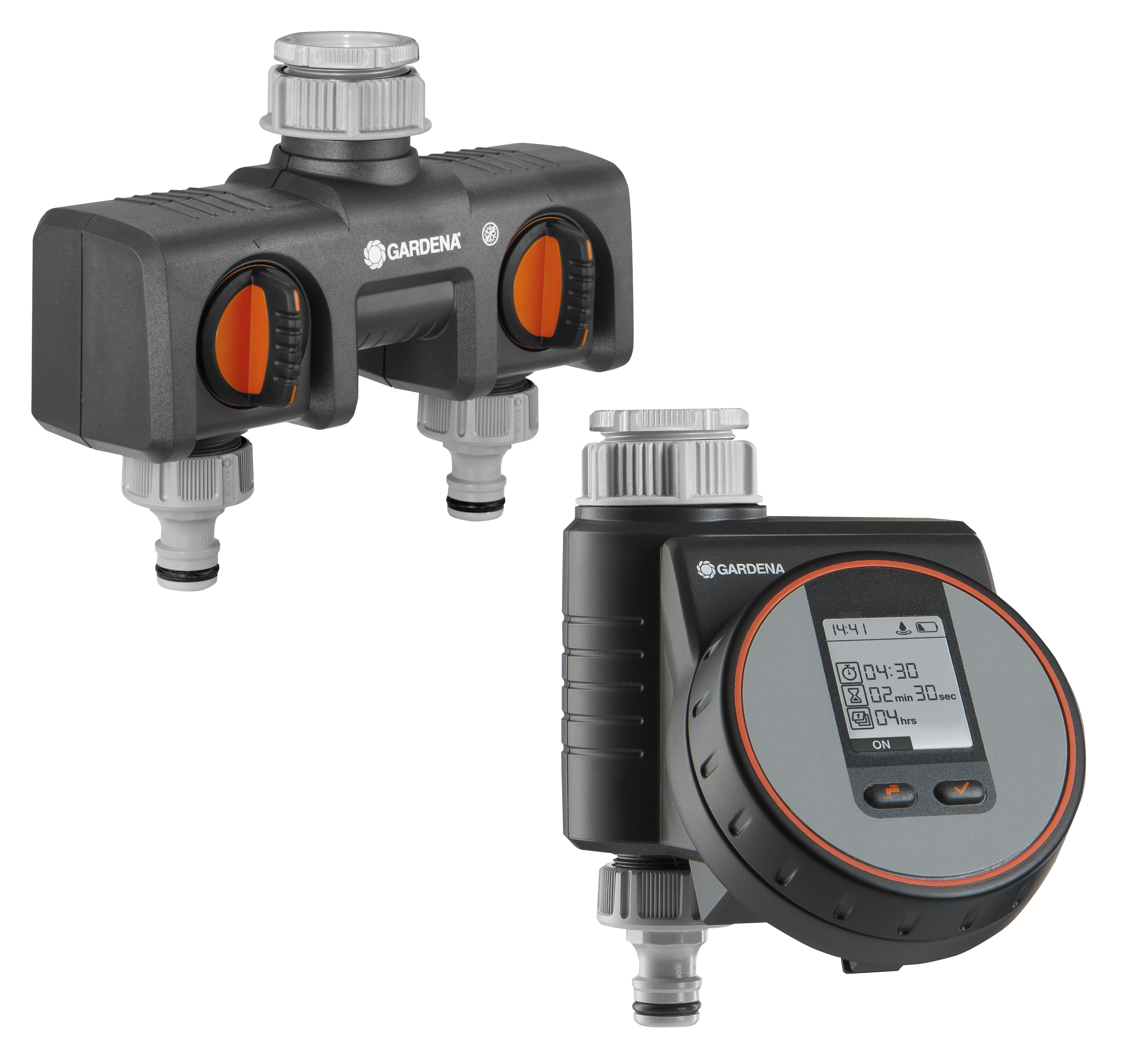 Water Control Flex Twin Tap Connector set