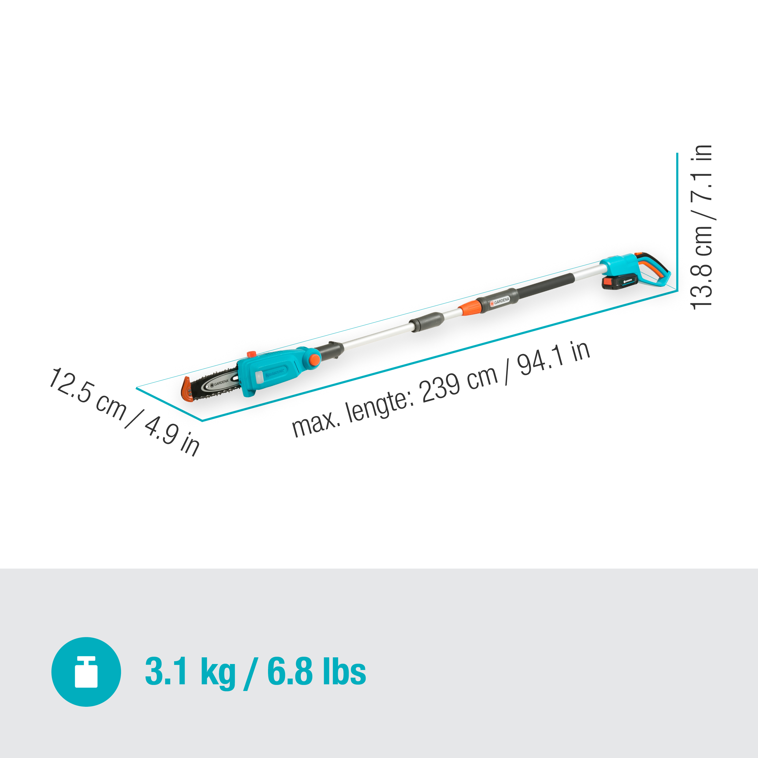 Potatore telescopico TCS 20/18V P4A solo