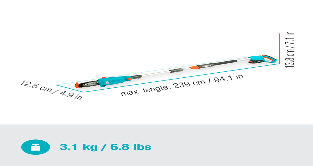 Battery Telescopic Pruner TCS 20/18V P4A solo