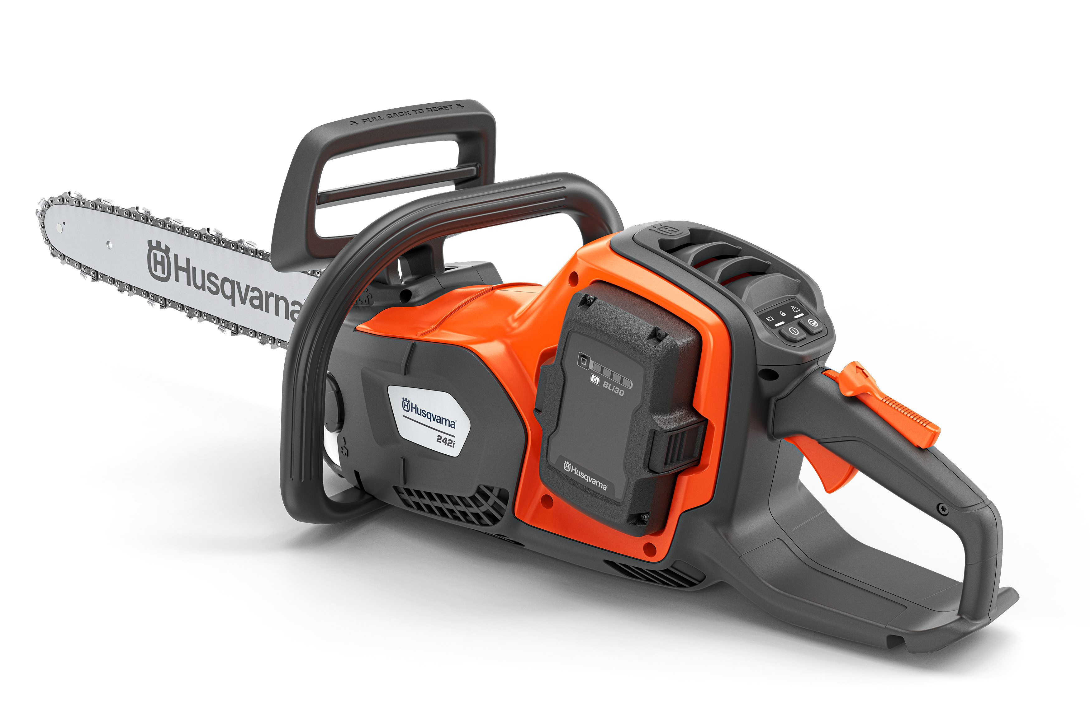 Husqvarna 242i s akumulátorem a nabíječkou — fotografie 1