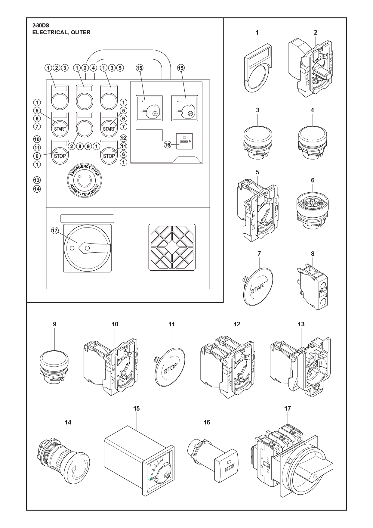 ELECTRICAL, OUTER diagram