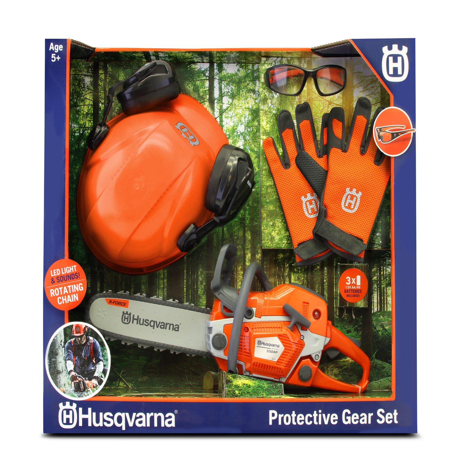 Husqvarna Toy 550Xp Chainsaw & Ppe Kit