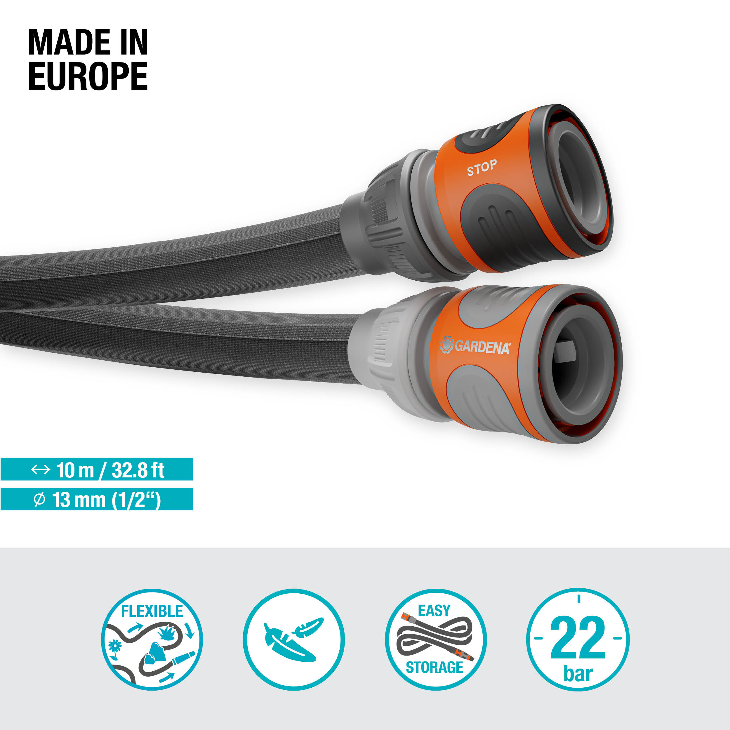 Textiln&aacute; hadica Liano&trade; Life (1/2"), 10 m