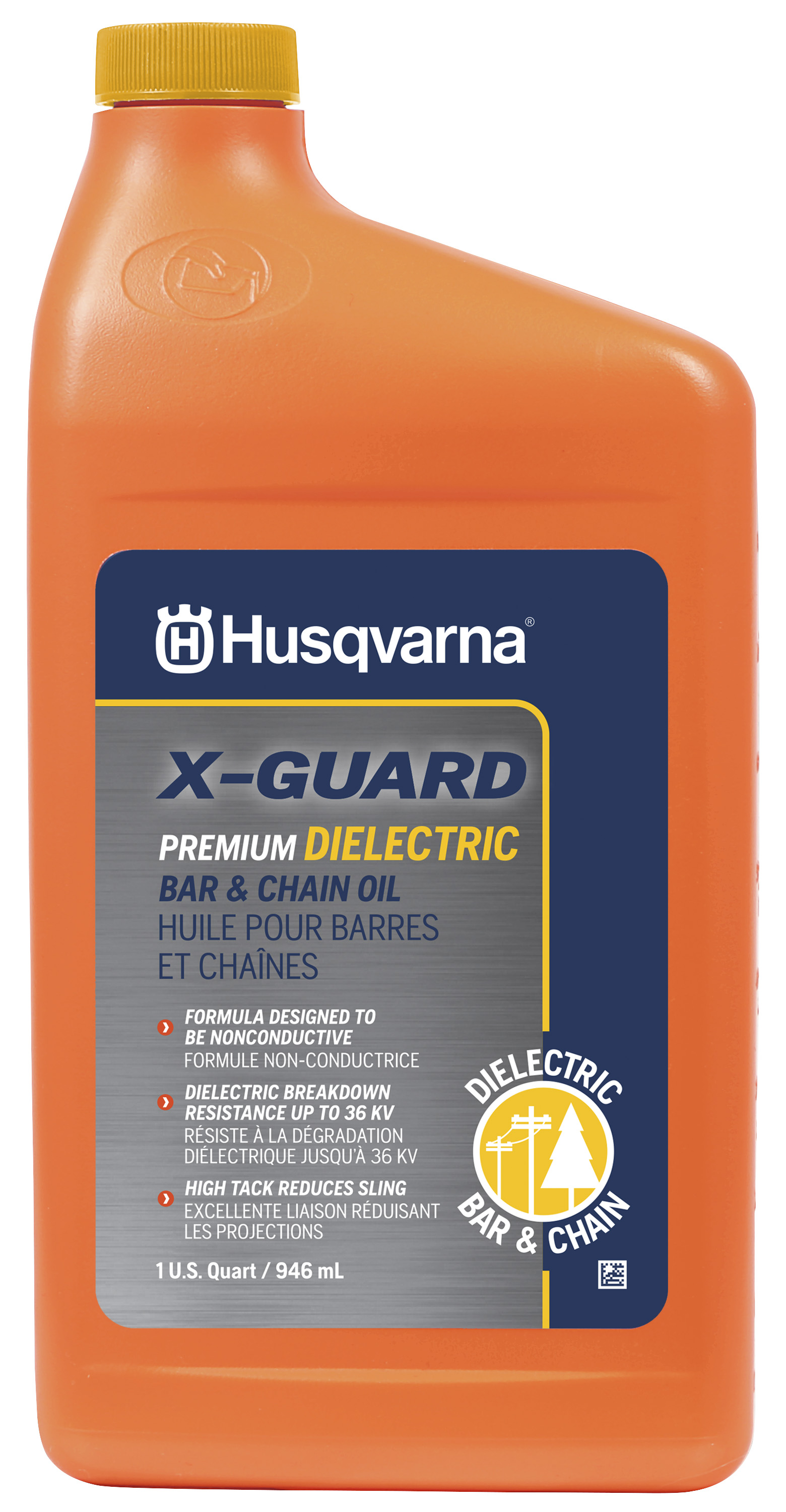 X-Guard Dielectric Bar & Chain Oil - Case of 12, 1-quart bottles