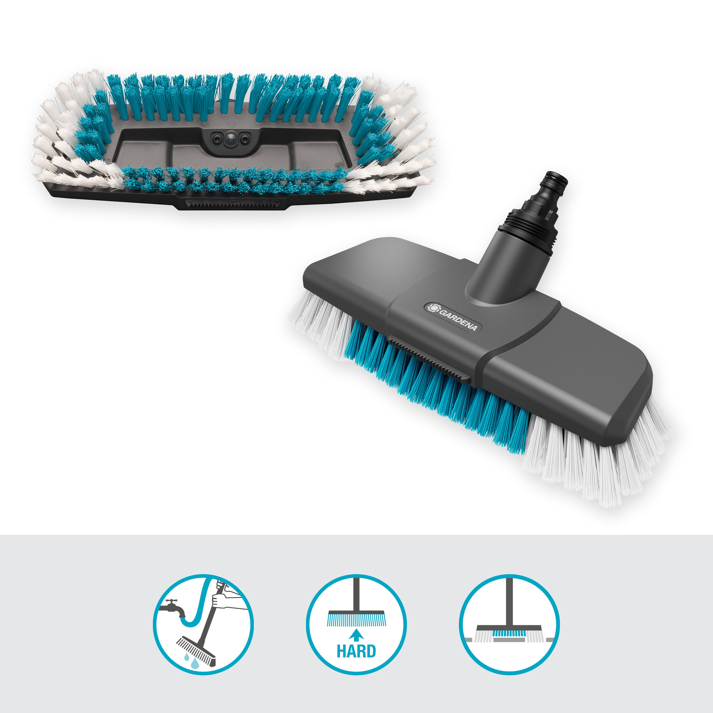 Cleansystem Handle Brush hard, wet cleaning of larger areas