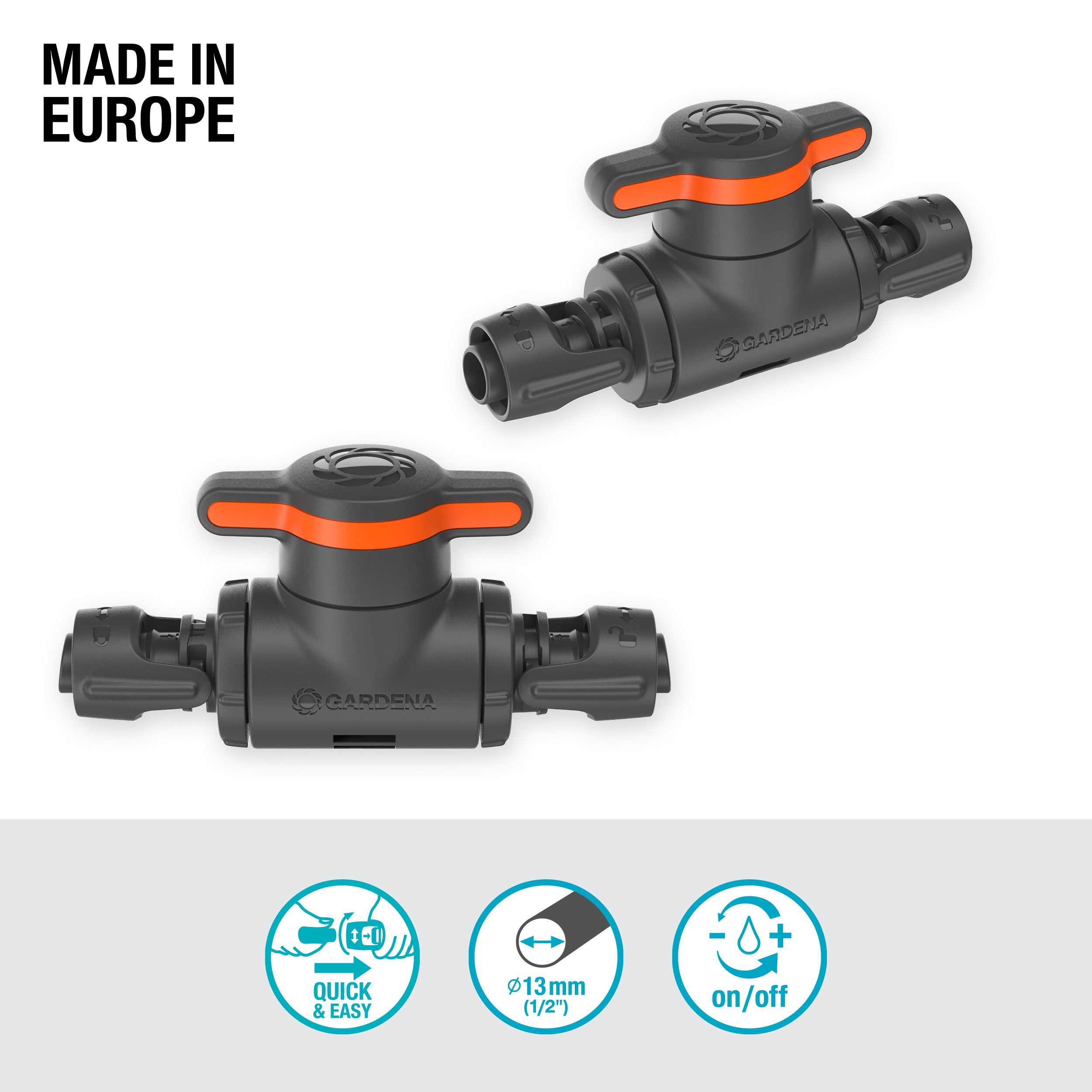 Robinet d'arr&ecirc;t 13 mm