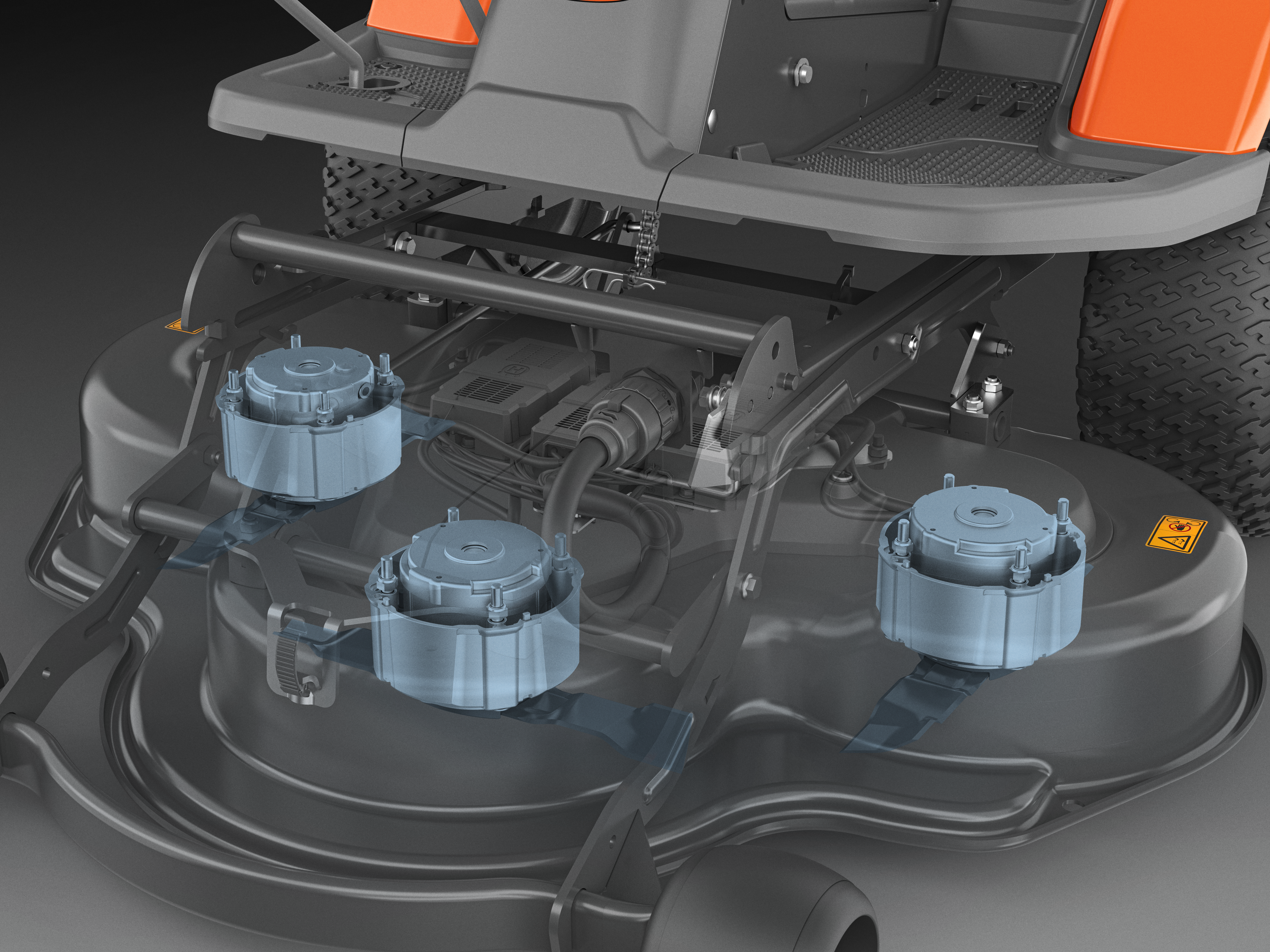 Electric cutting deck