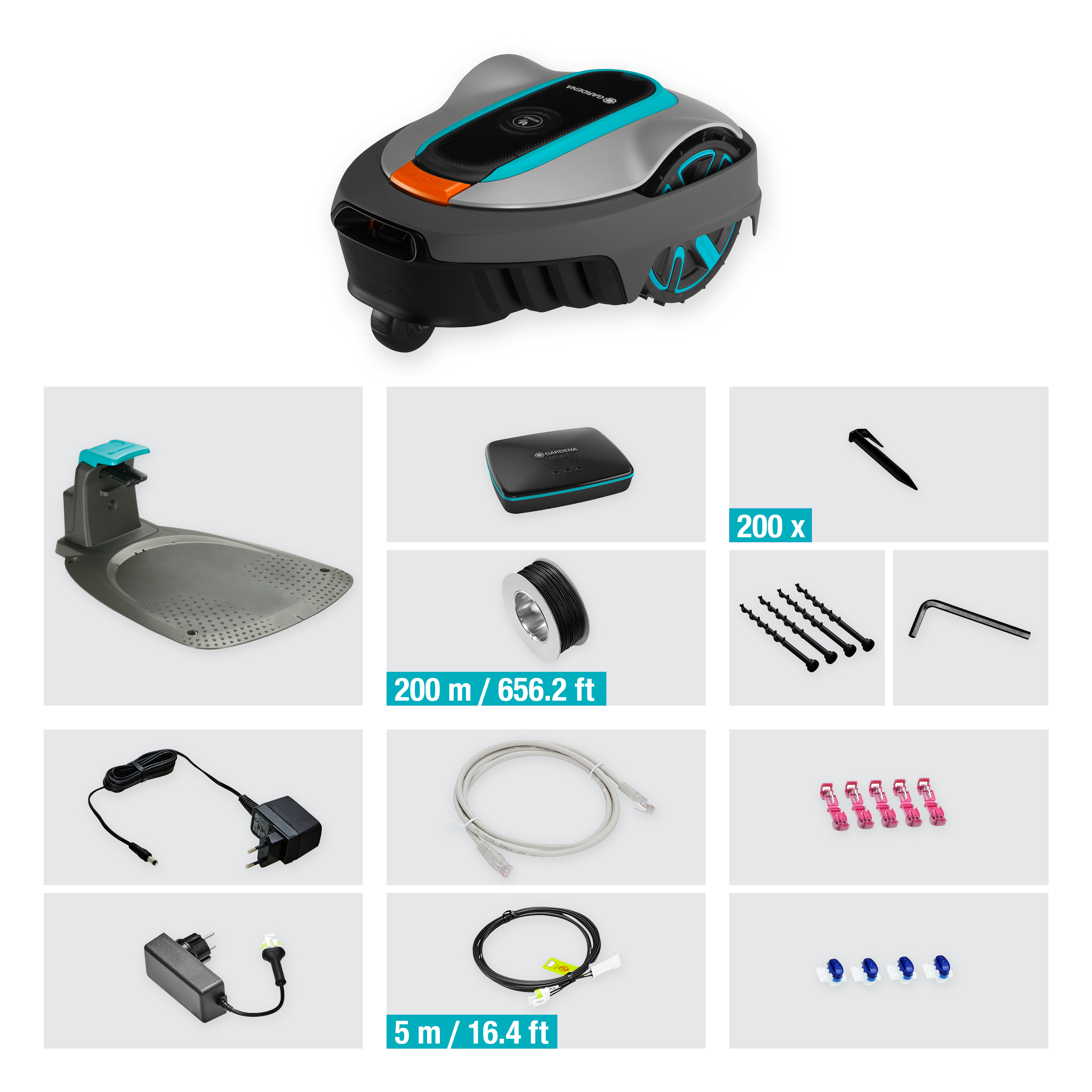 Robotpl&aelig;neklipper smart SILENO city 600 m&sup2;