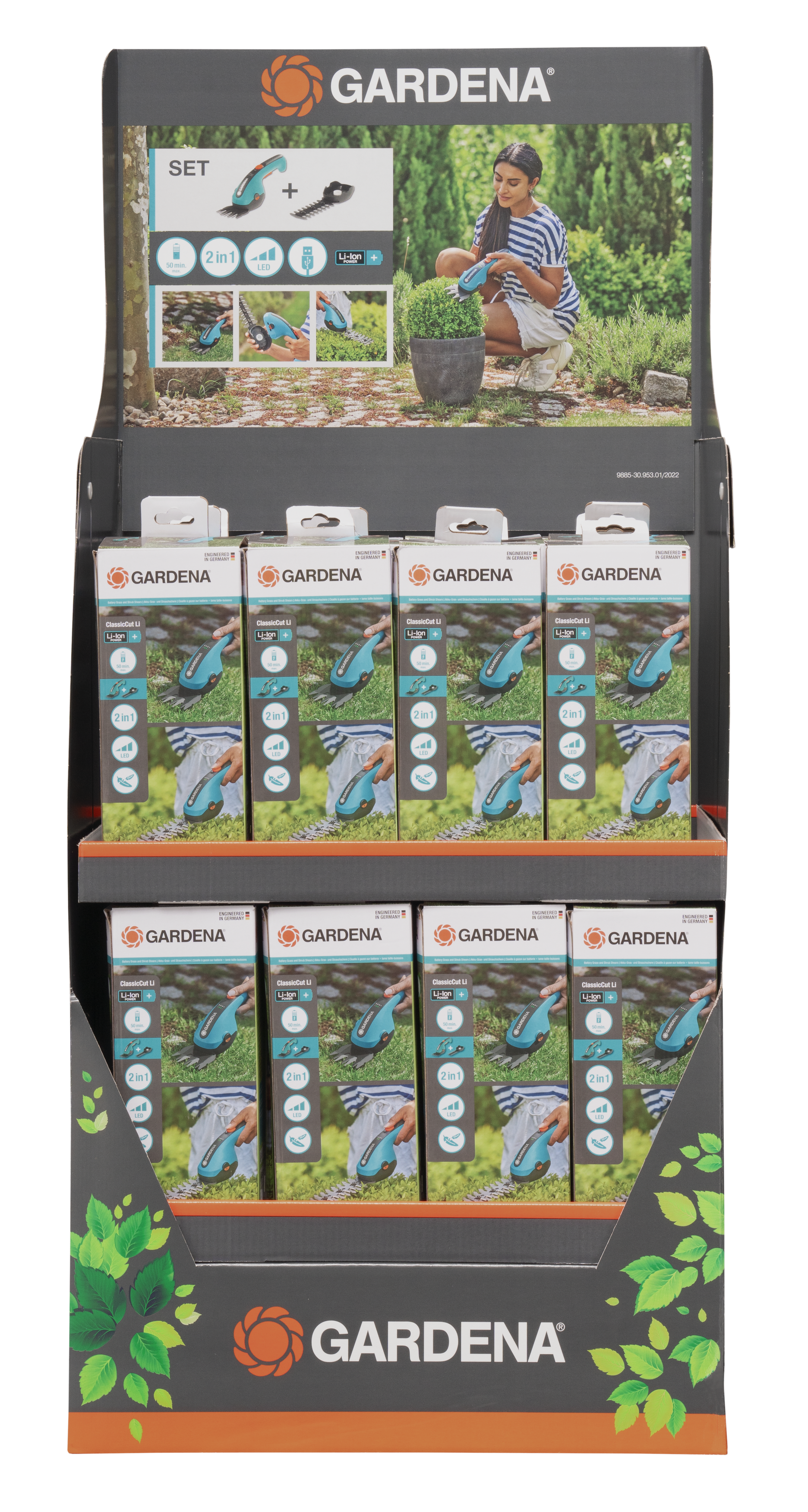 Battery Grass and Shrub Shears ClassicCut Li Display