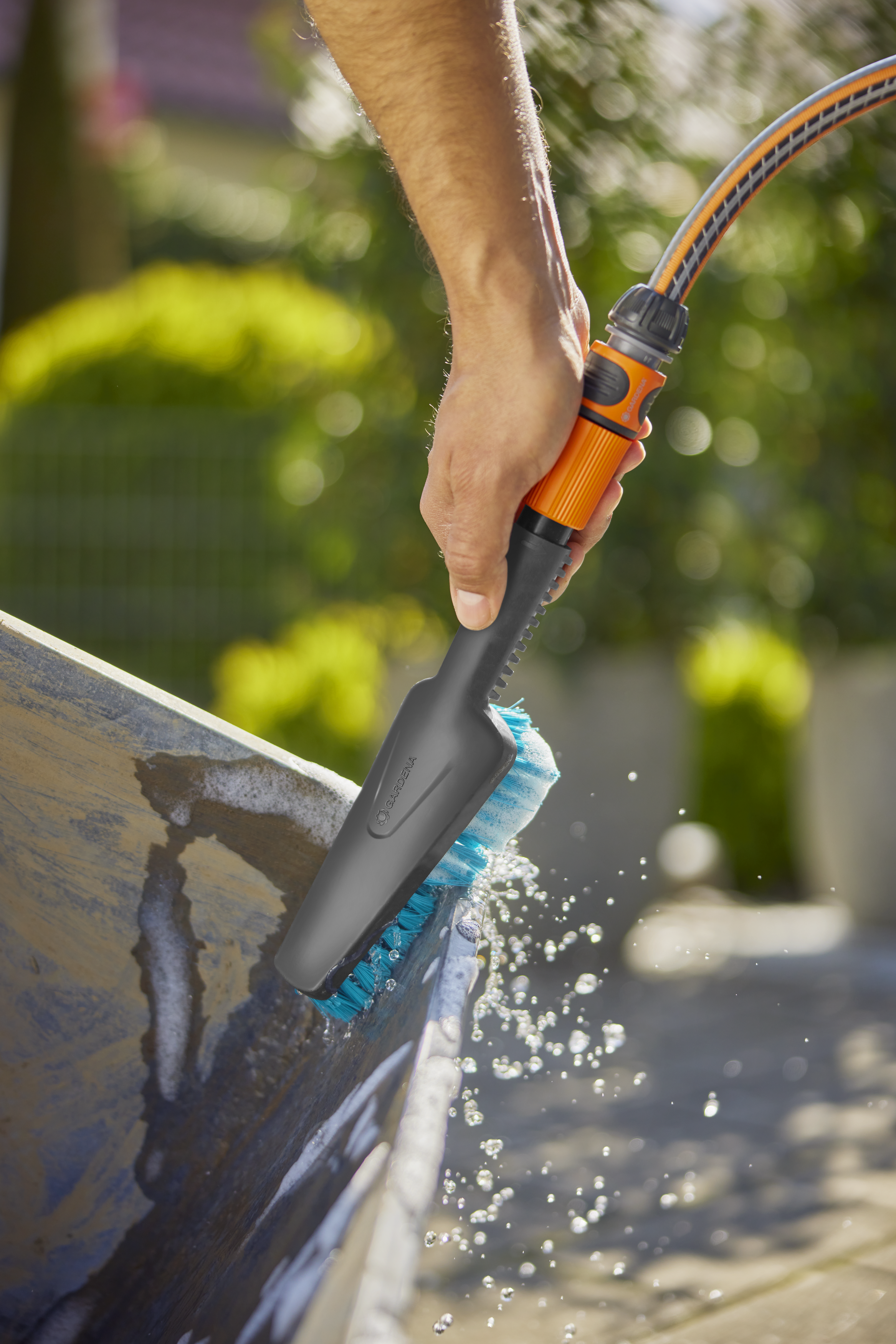 Spazzola manuale Cleansystem S hard, spazzola ad acqua