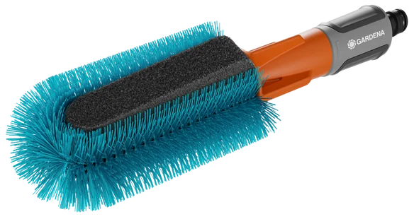 Kartáč na jízdní kola Cleansystem, s přípojkou na vodu