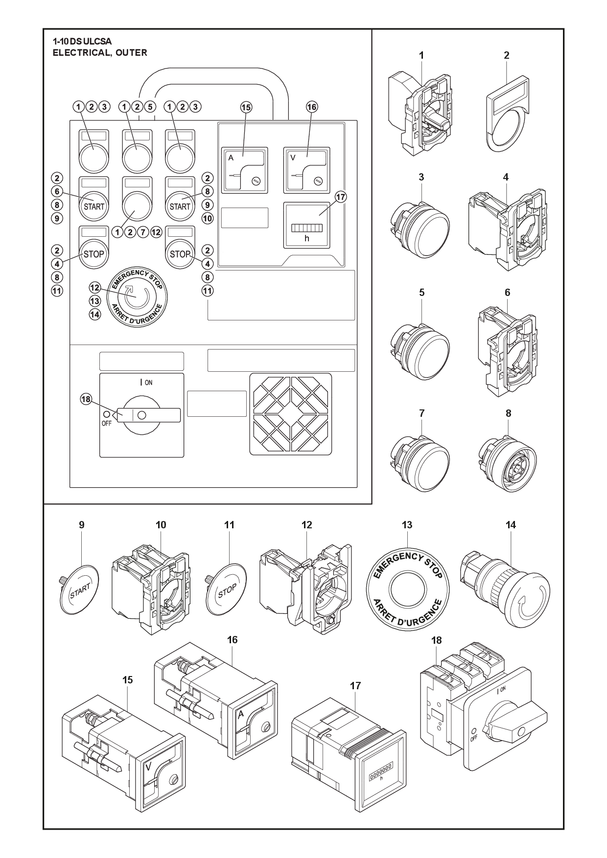 ELECTRICAL, OUTER diagram