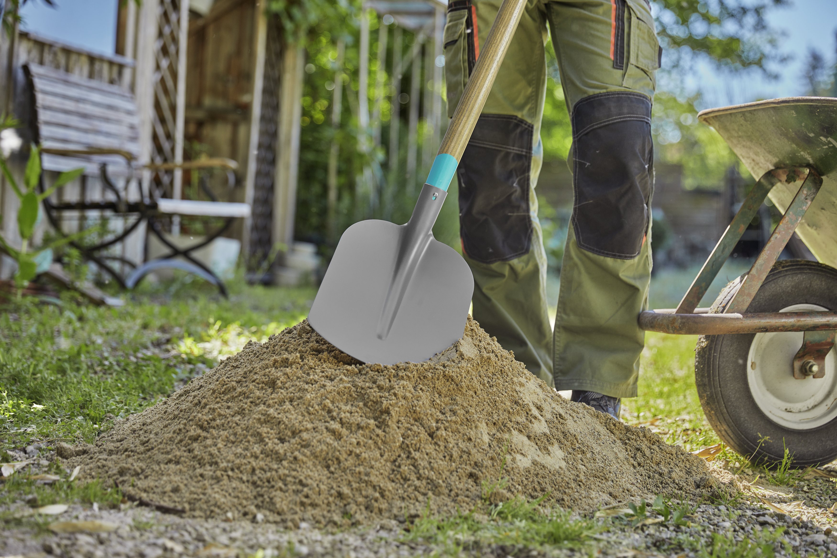 Pelle &agrave; sable NatureLine Bords plats