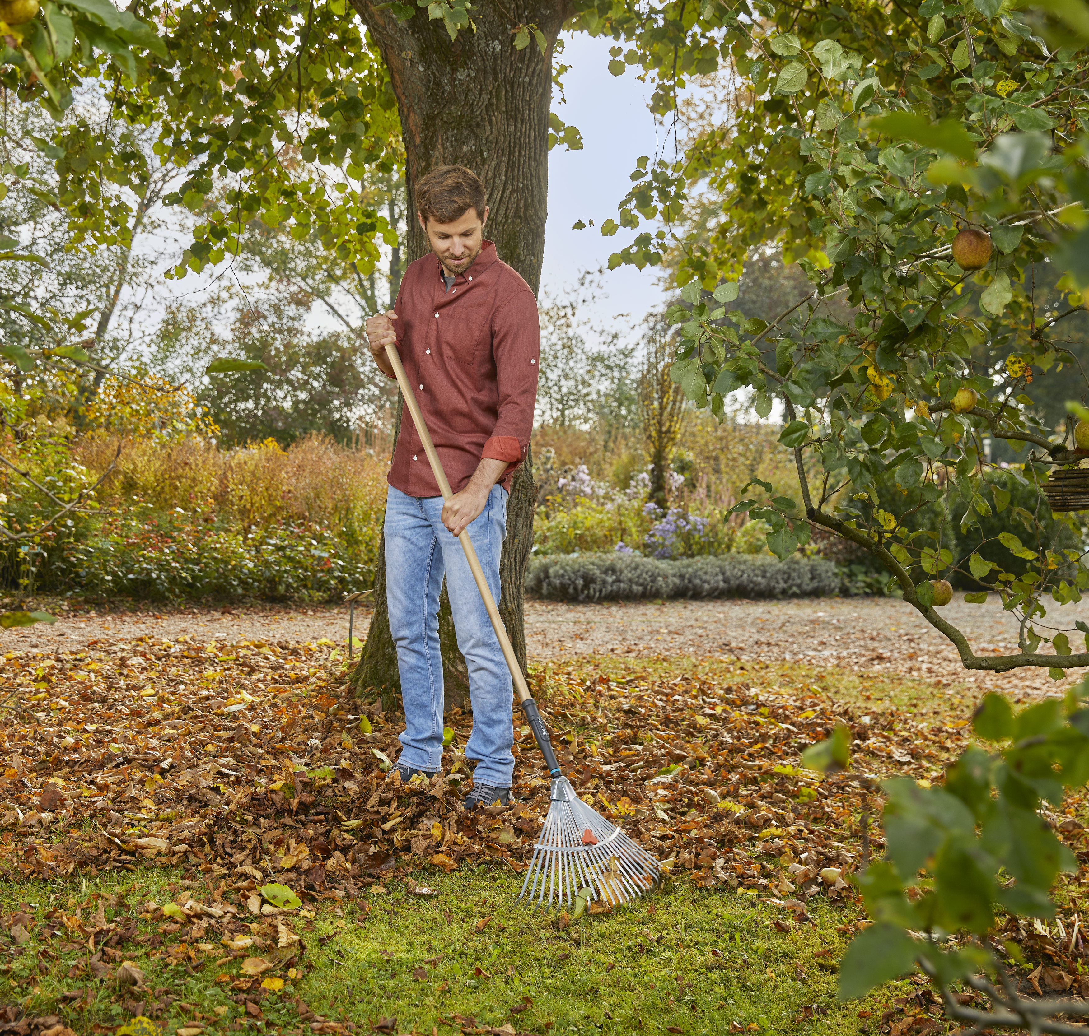 Lehtiharava s&auml;&auml;dett&auml;v&auml; PureLine, Puutarhan ty&ouml;v&auml;lineet