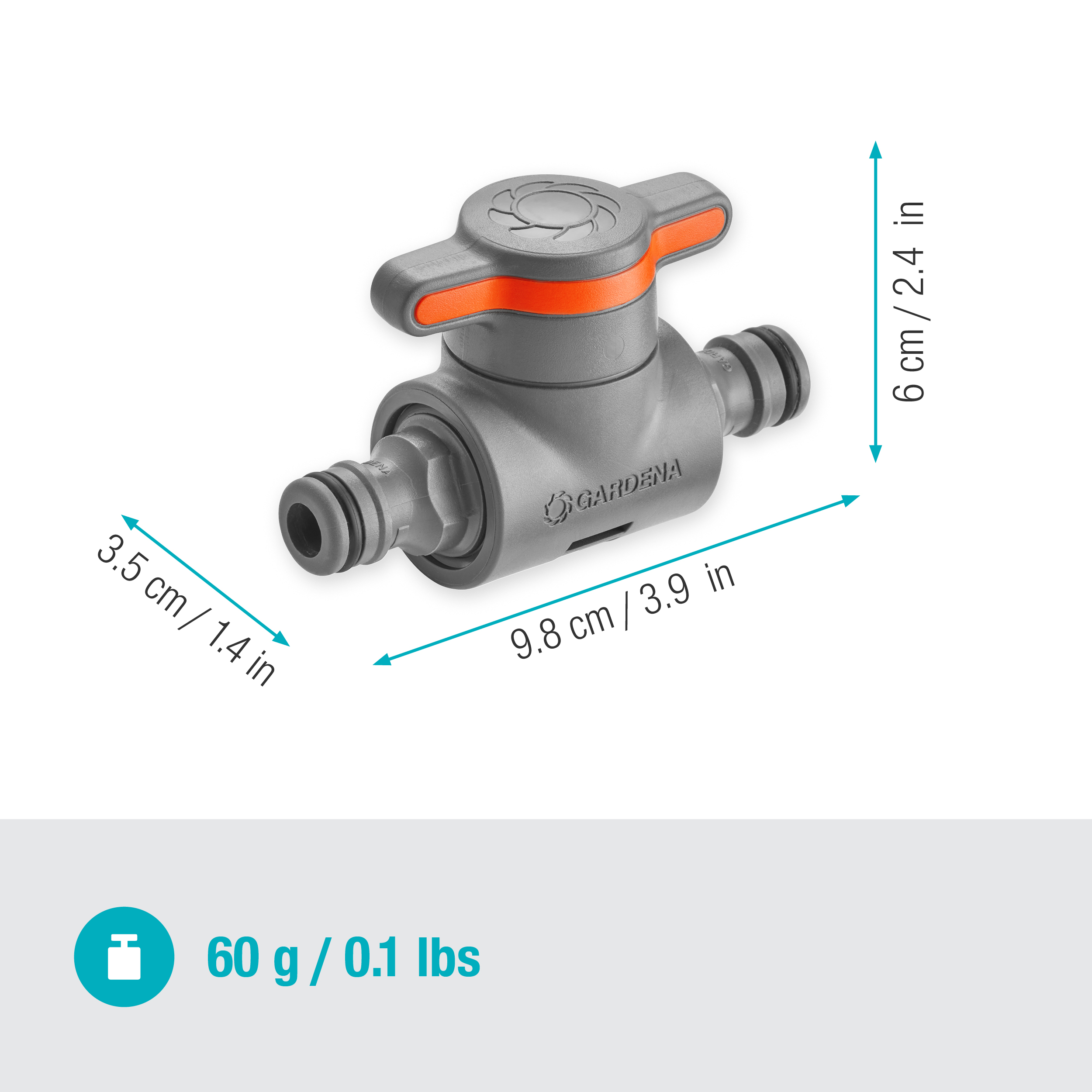 Coupling with Flow-Control Valve