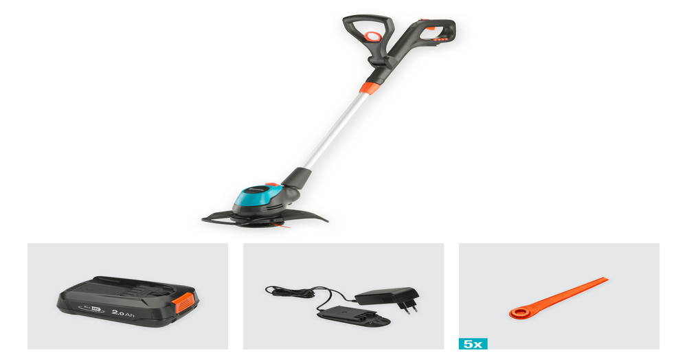 Battery Trimmer EasyCut 23/18V P4A Ready-To-Use Set