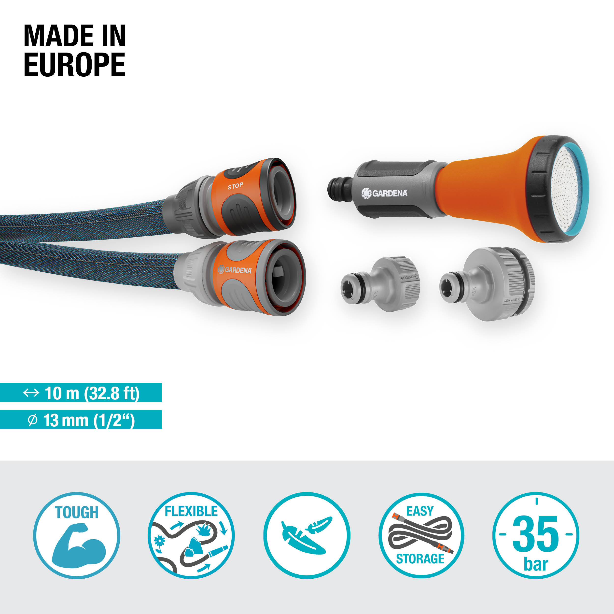 Textilschlauch Liano&trade; Xtreme 10 m Set