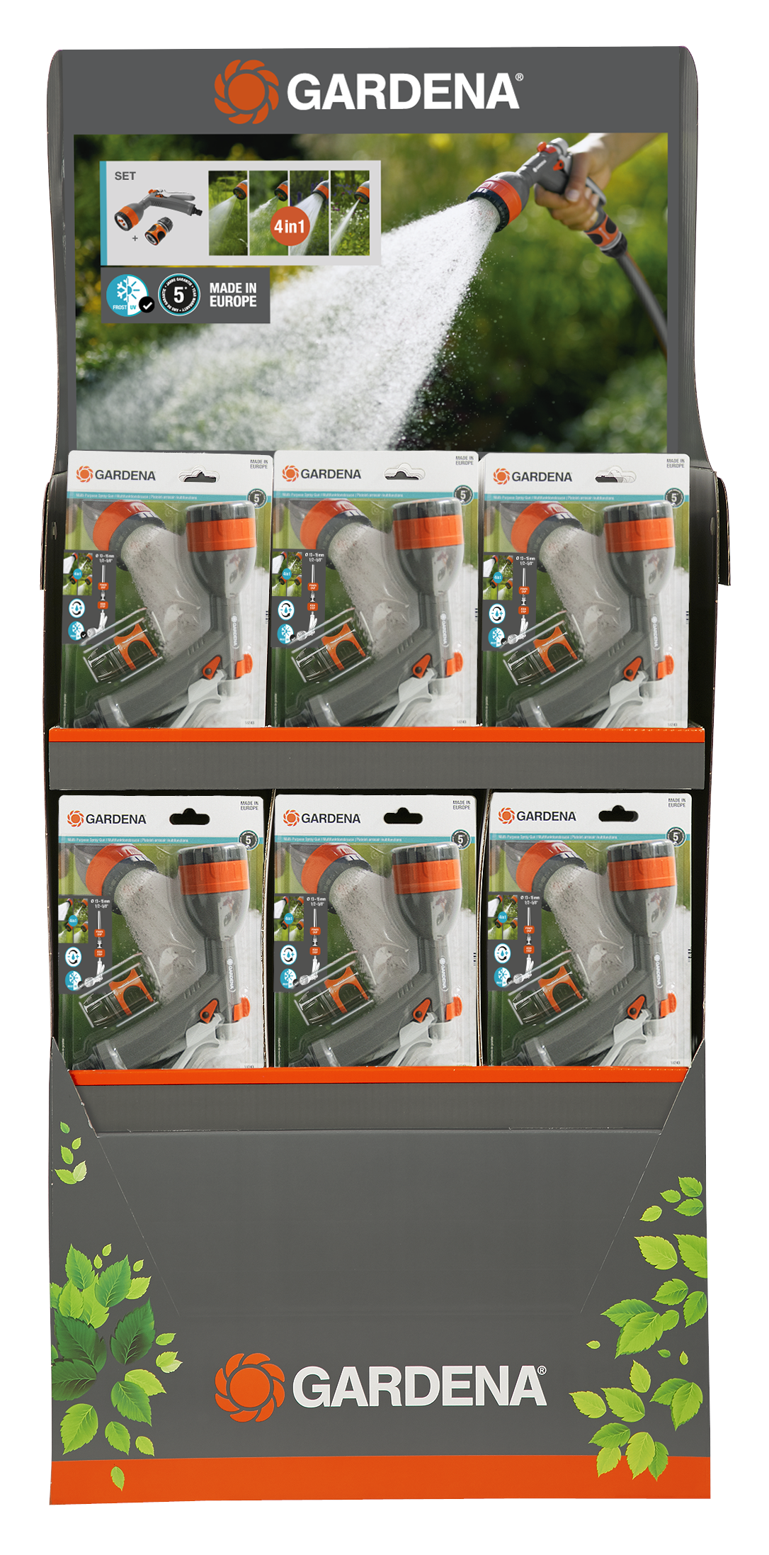 Kastelupistooli Multi + sulkuliitin