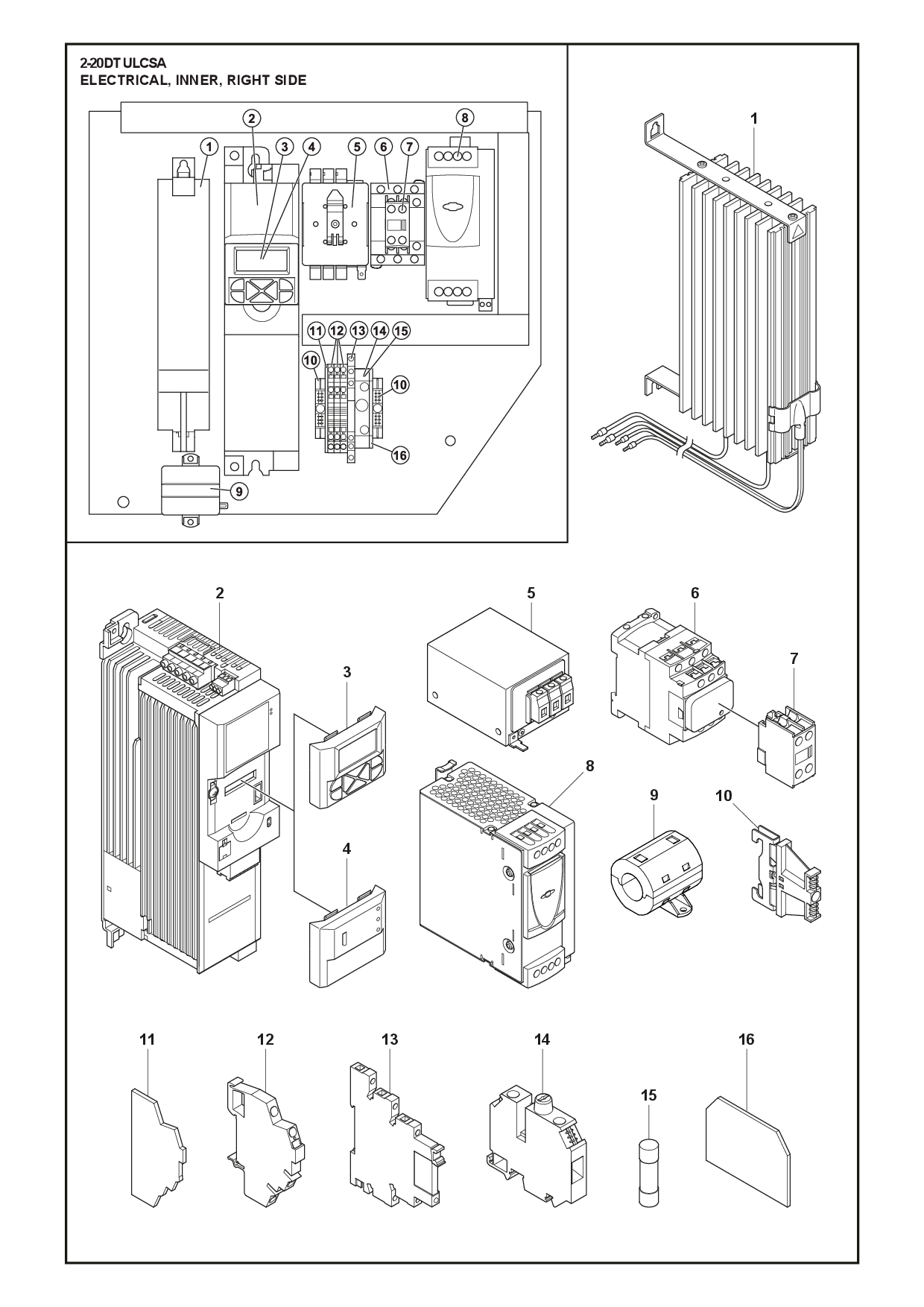 ELECTRICAL, INNER diagram