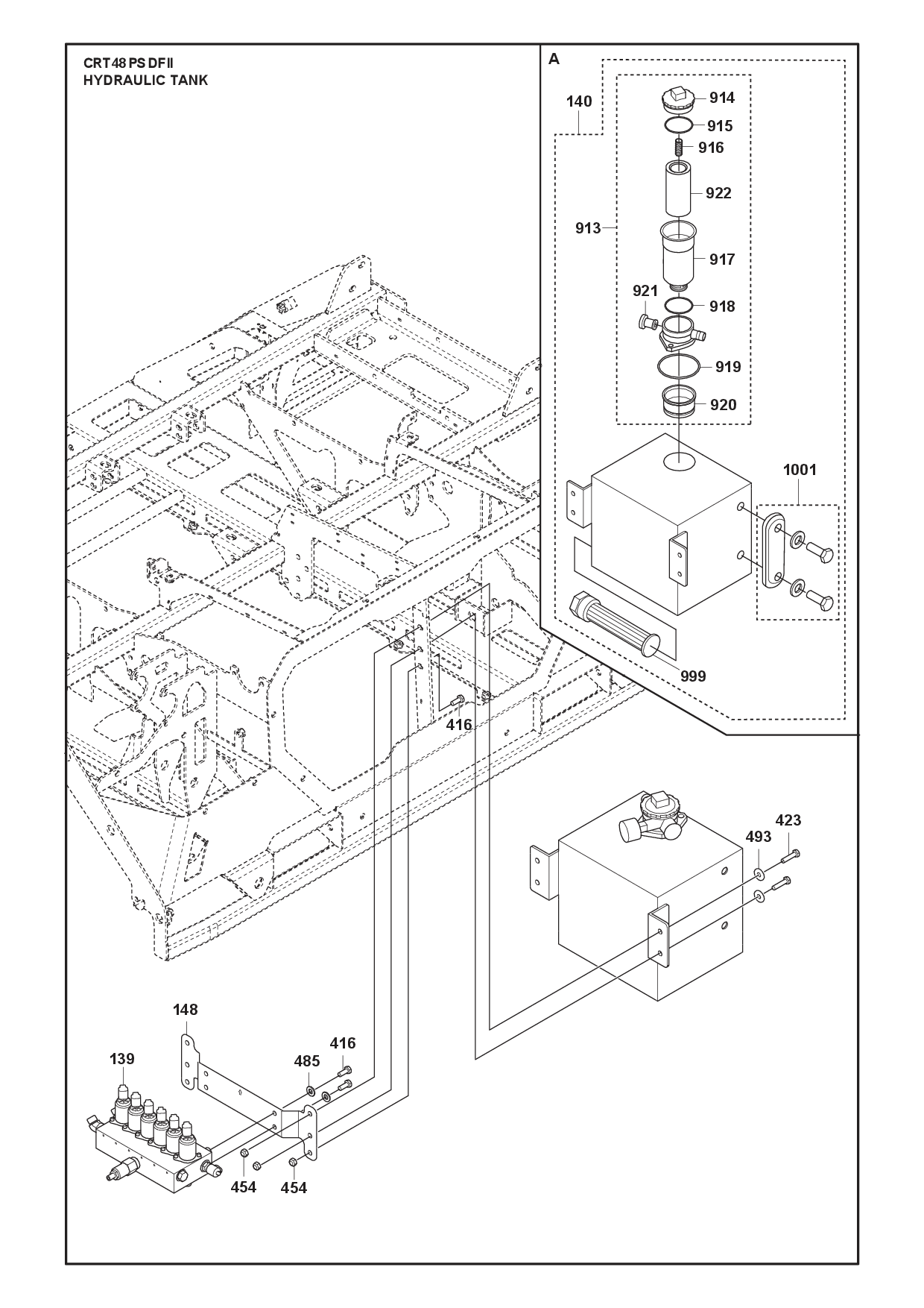 HYDRAULIC TANK diagram
