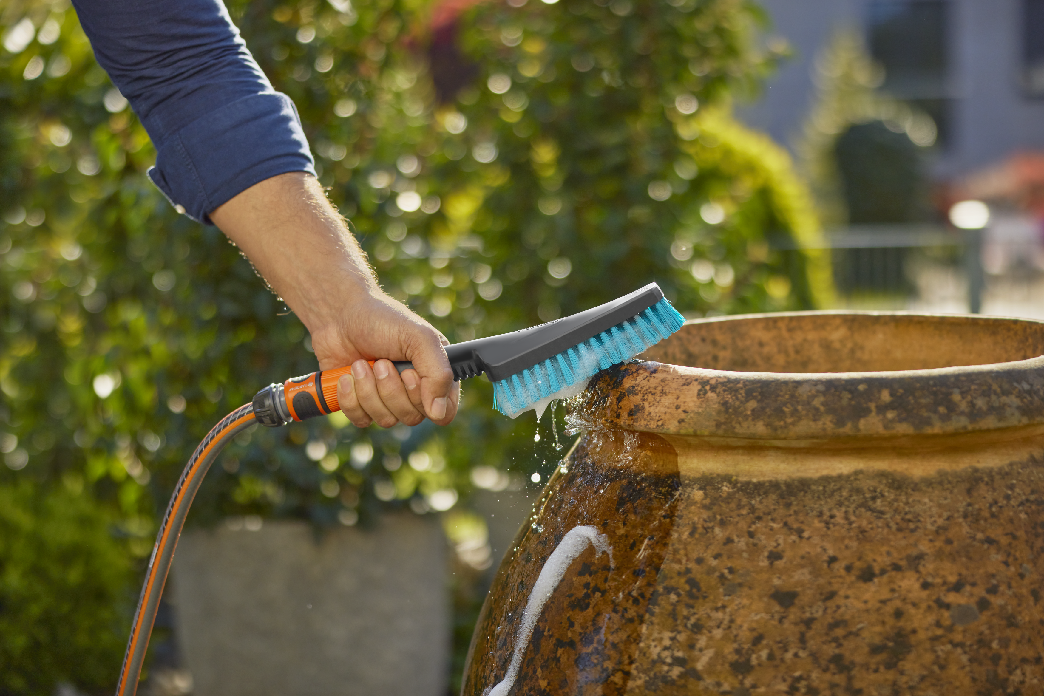 Spazzola manuale Cleansystem S hard, spazzola ad acqua