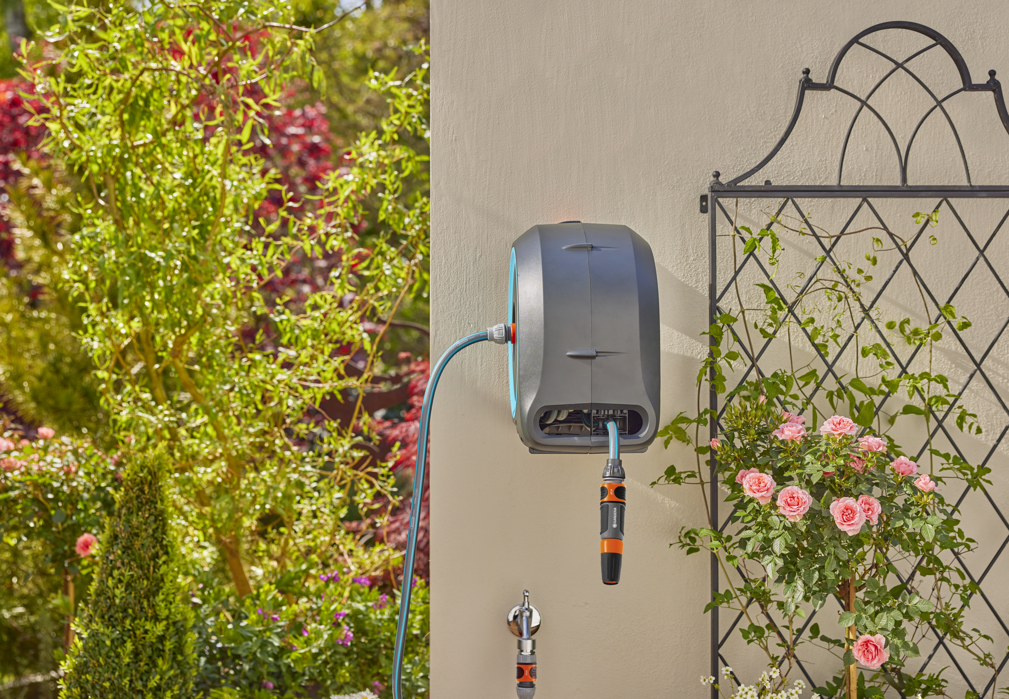 Dual Hose Box M, Hose Storage