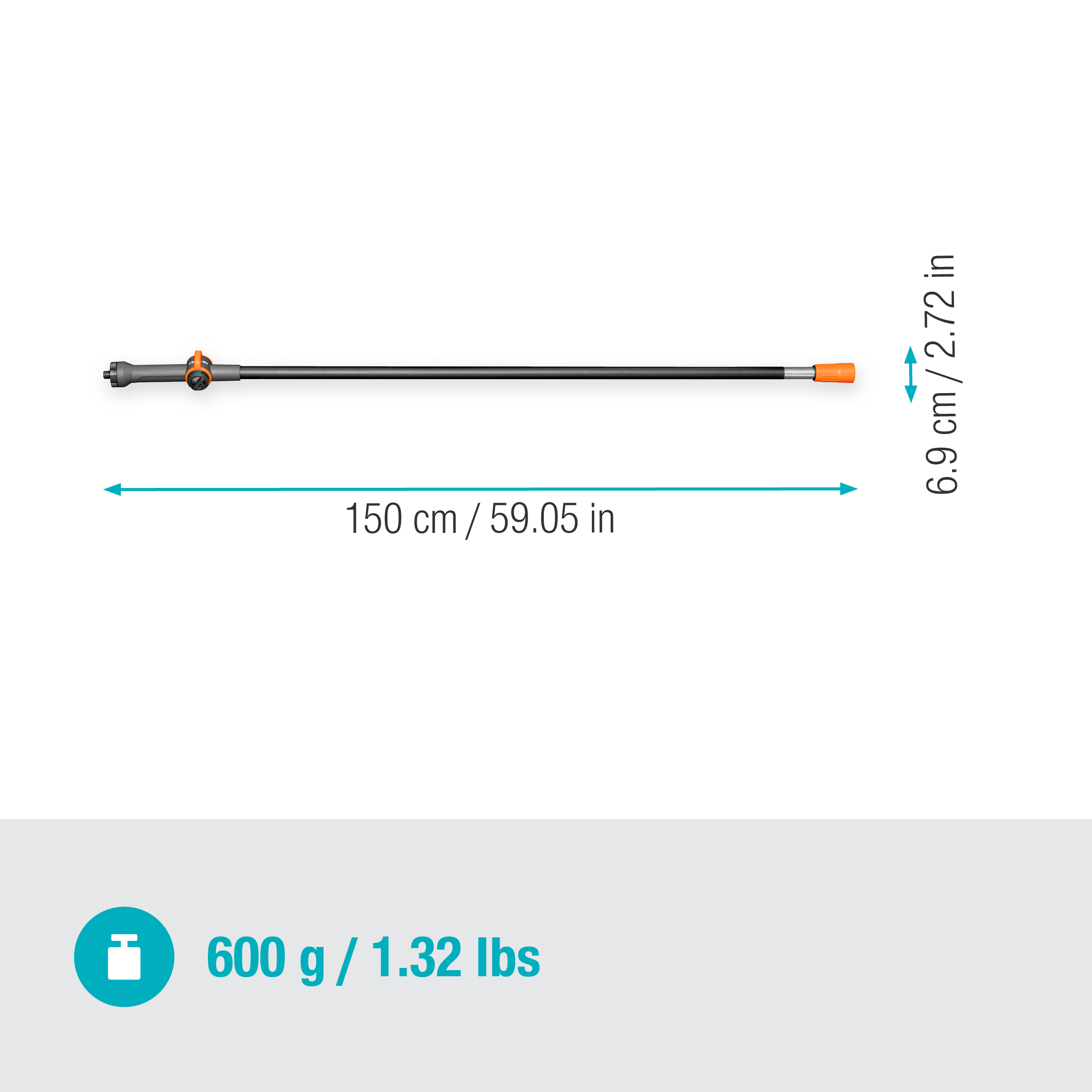 &Kappa;&omicron;&nu;&tau;ά&rho;&iota; &Nu;&epsilon;&rho;&omicron;ύ Gardena CleanSystem M